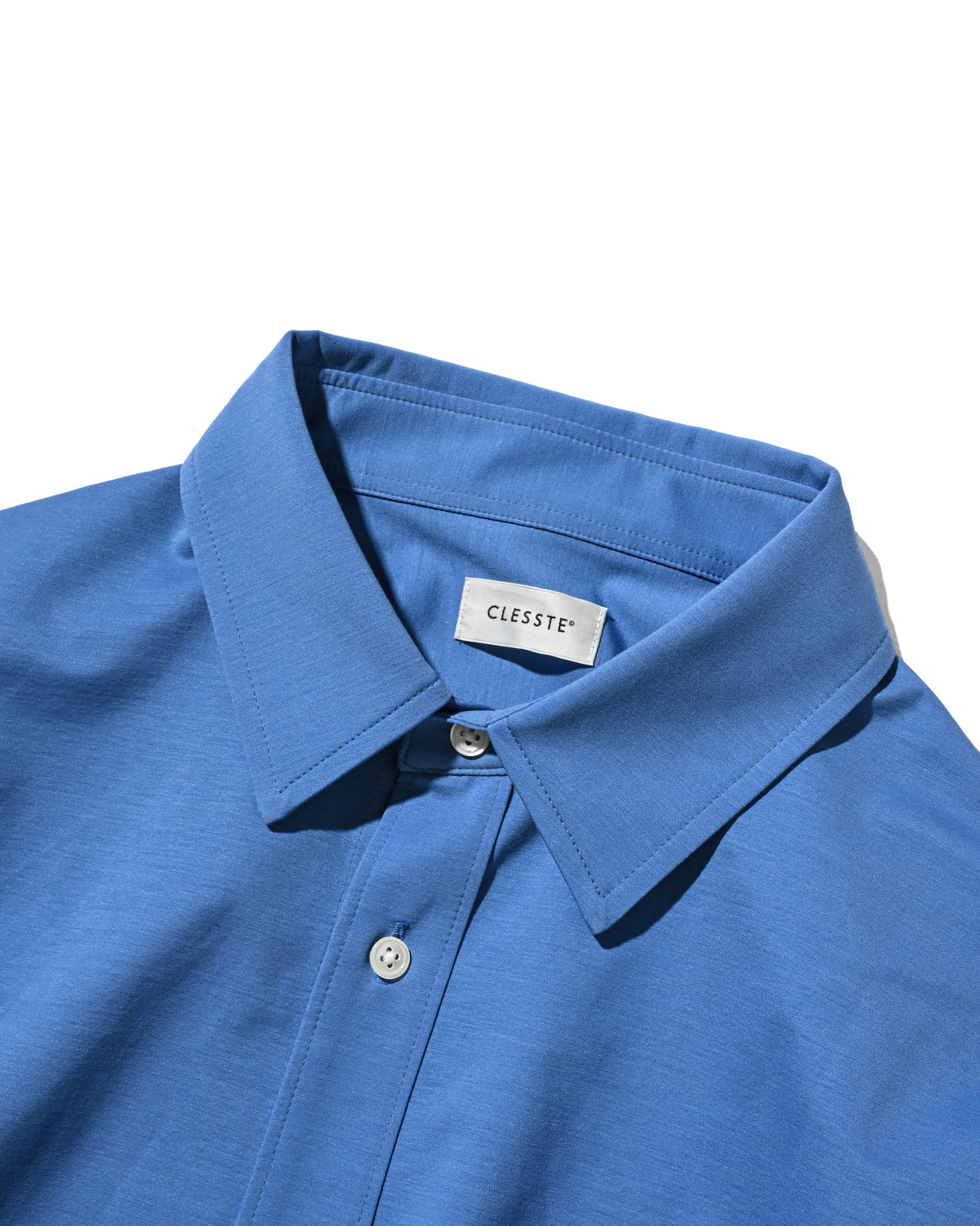 【10.14 WED 20:00- IN STOCK】 46G KNIT EVERYDAY BOX L/S SHIRT (SAX BLUE)