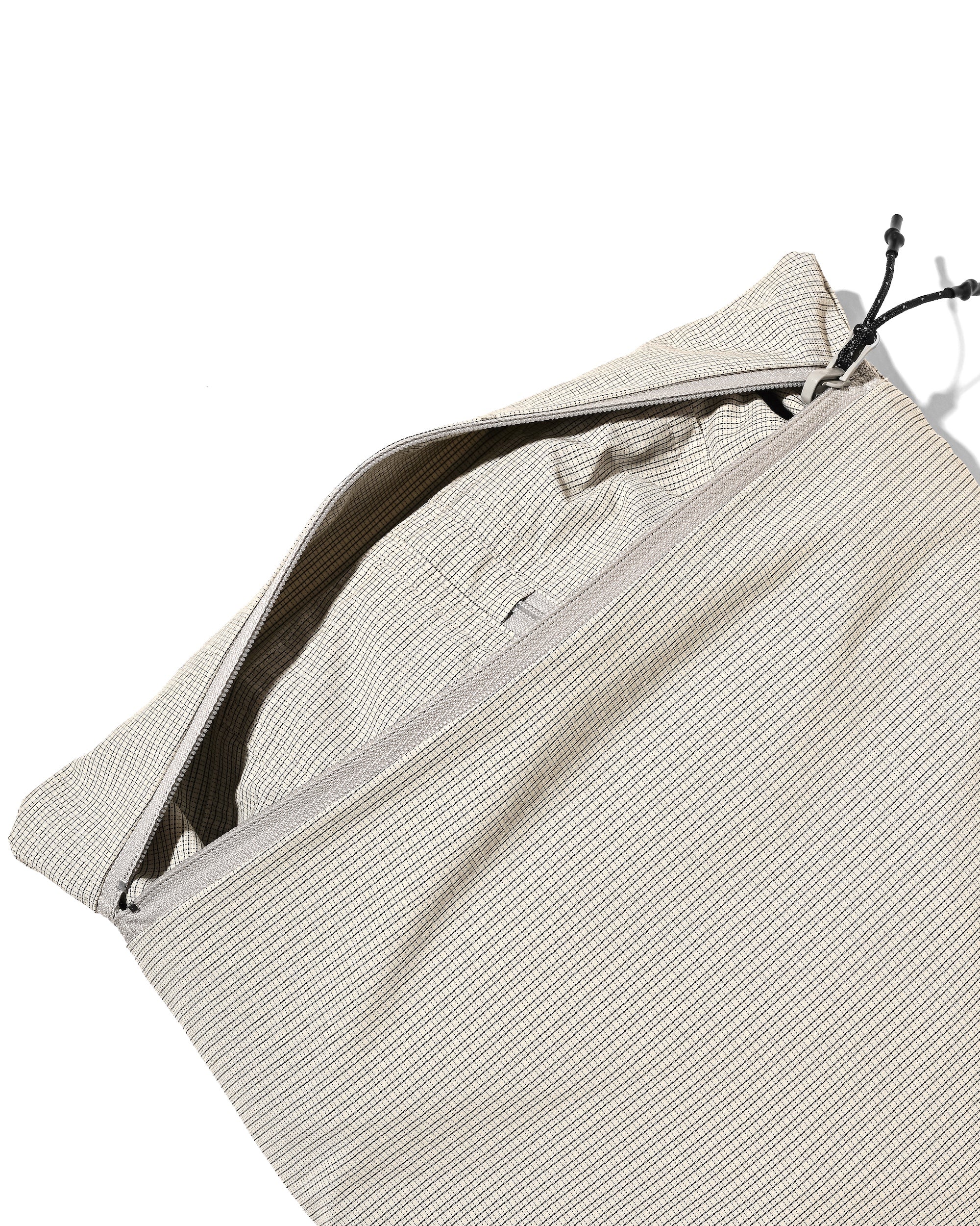 PACKABLE CITY ANORAK PARKA  (BEIGE(MINI GRAPH CHECK))