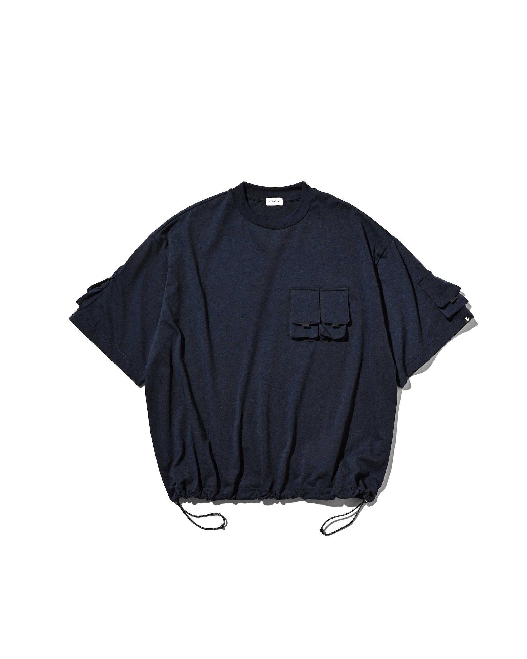 【7.1 WED 20:00- IN STOCK】MULTI POCKET S/S T-SHIRT (NAVY)
