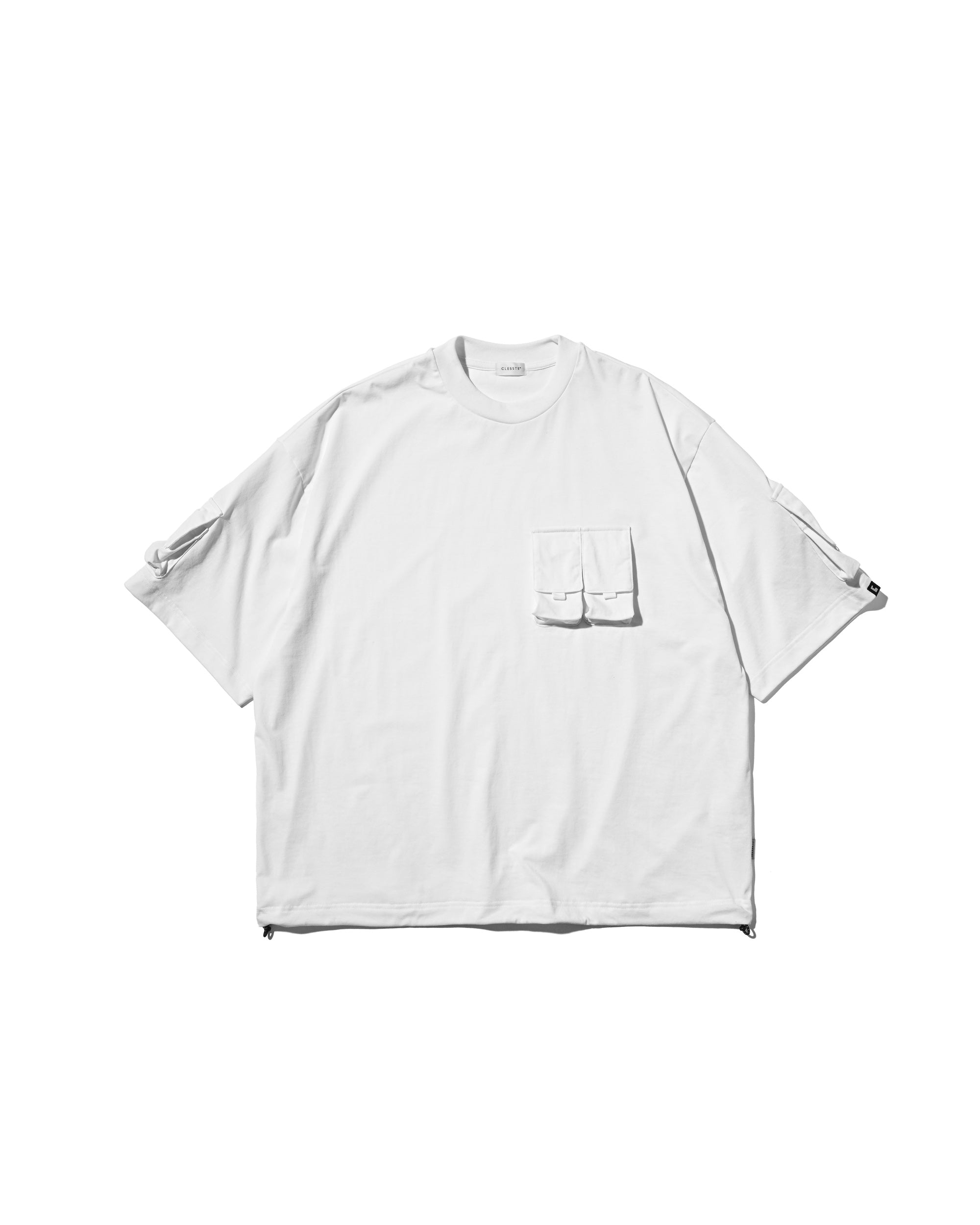 【7.1 WED 20:00- IN STOCK】MULTI POCKET S/S T-SHIRT (WHITE)