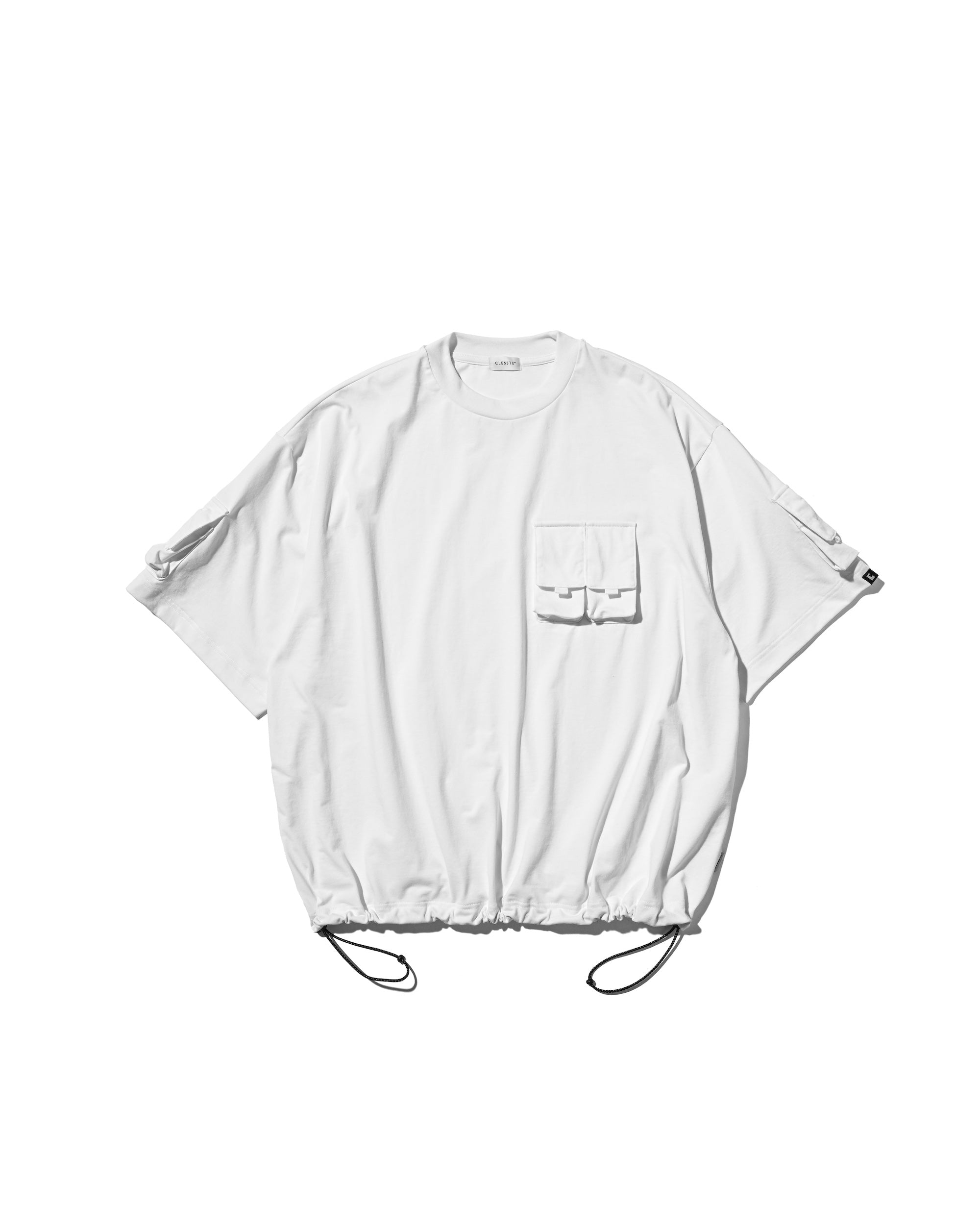 【7.1 WED 20:00- IN STOCK】MULTI POCKET S/S T-SHIRT (WHITE)