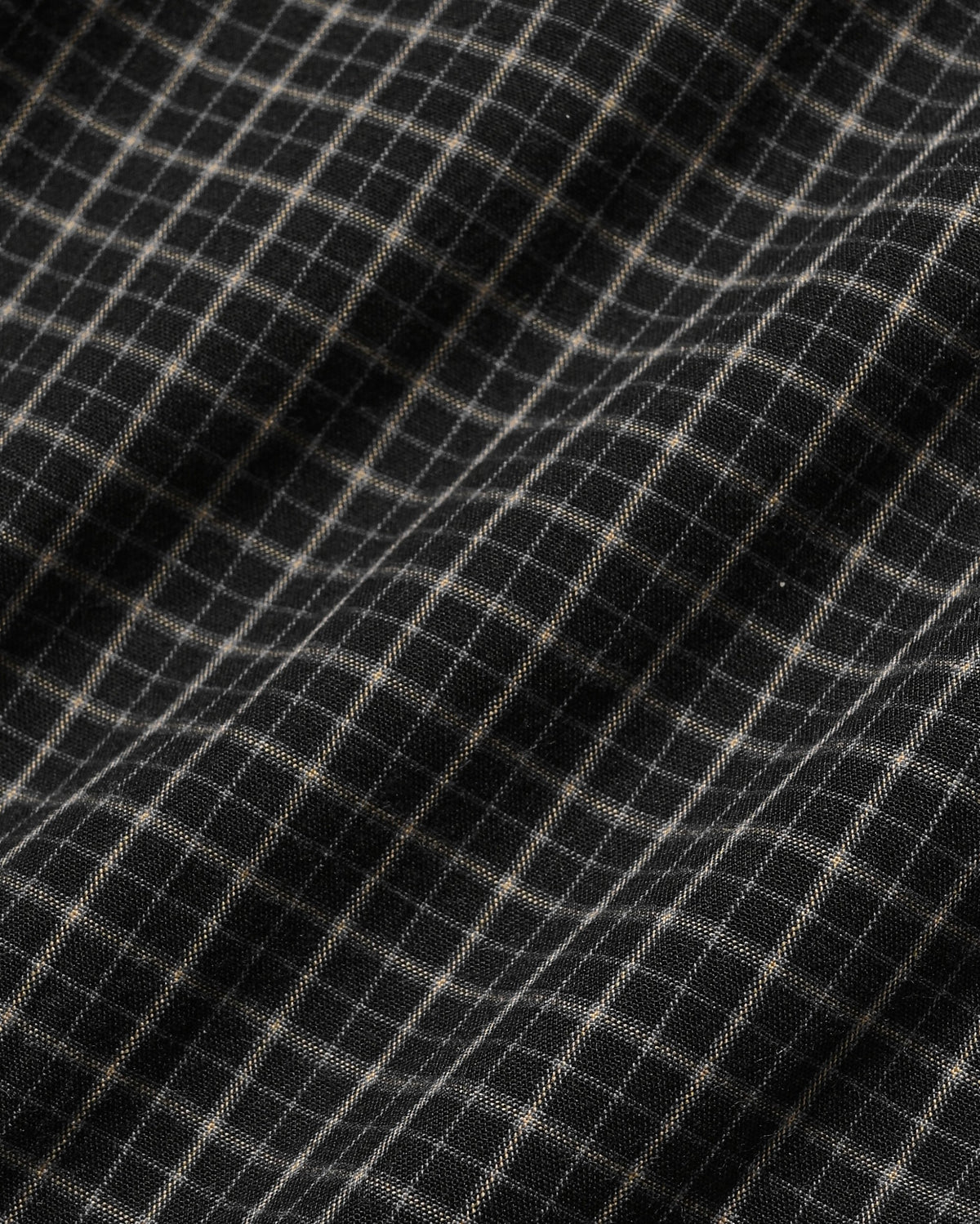 【10.14 WED 20:00- IN STOCK】 MINI CHECK EVERYDAY BOX FIT L/S SHIRT (BLACK MINI CHECK)