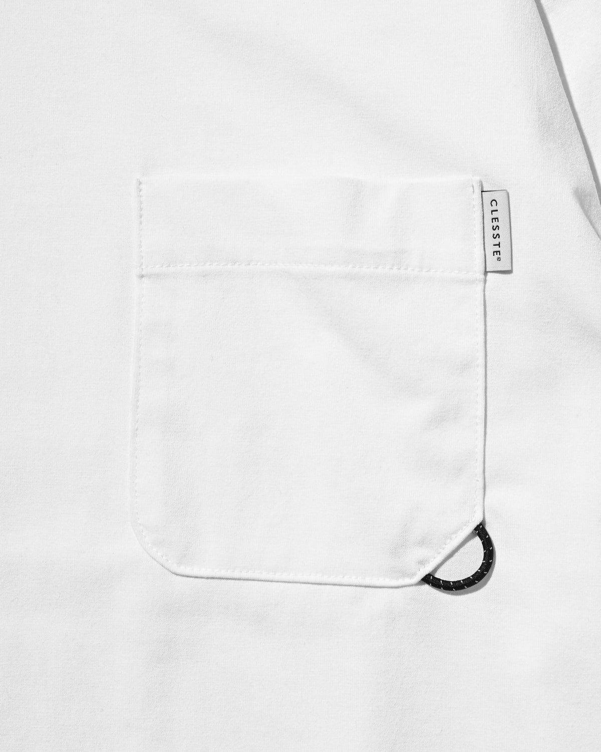 【10.17 SAT 20:00- IN STOCK】 TECH POCKET L/S T-SHIRT (WHITE)