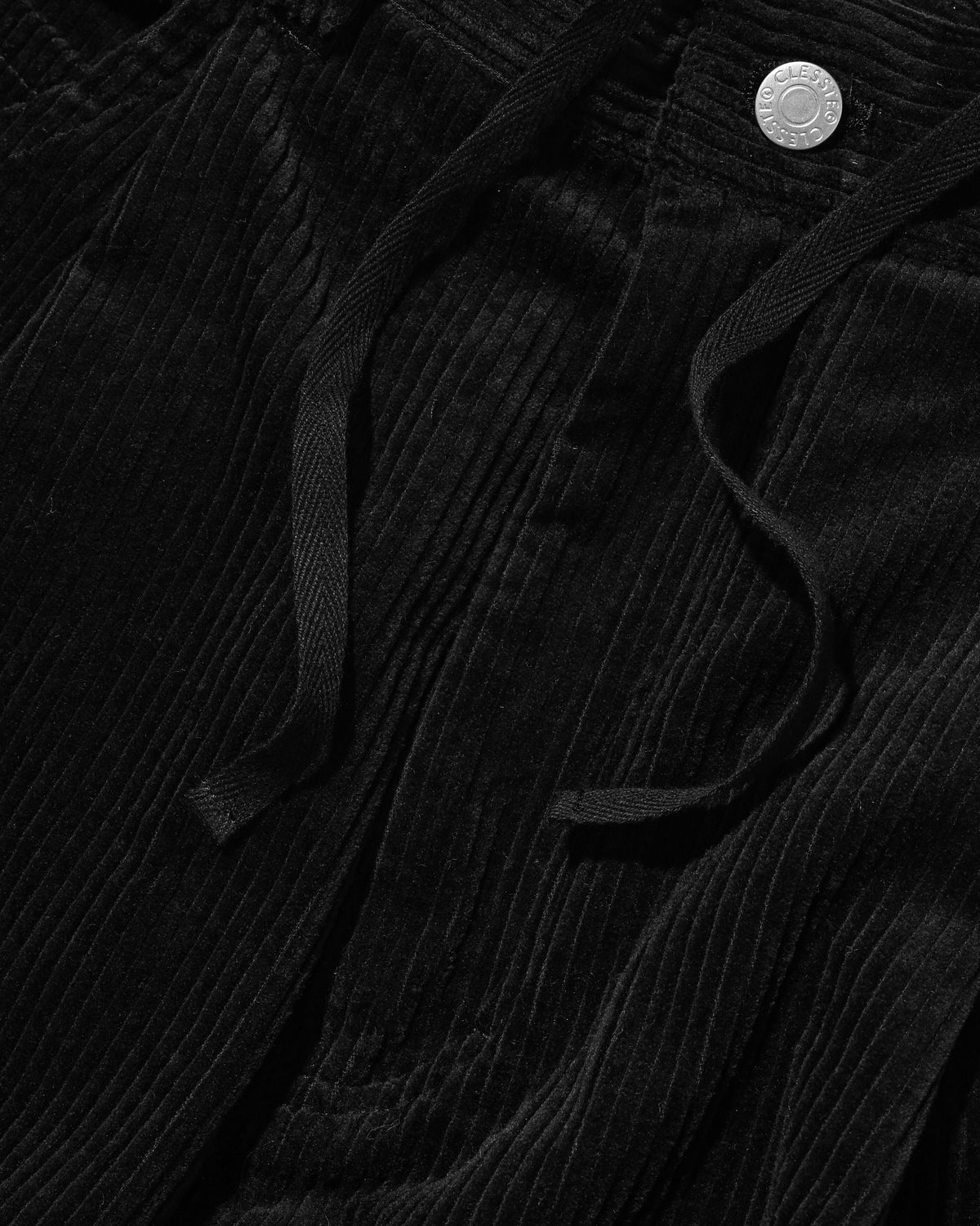 【10.21 WED 20:00- IN STOCK】 CORDUROY CITY MASSIVE UTILITY PANTS (BLACK)