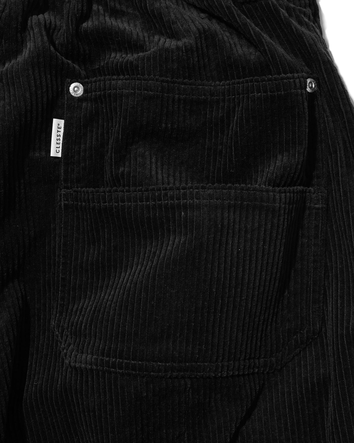 【10.21 WED 20:00- IN STOCK】 CORDUROY CITY MASSIVE UTILITY PANTS (BLACK)