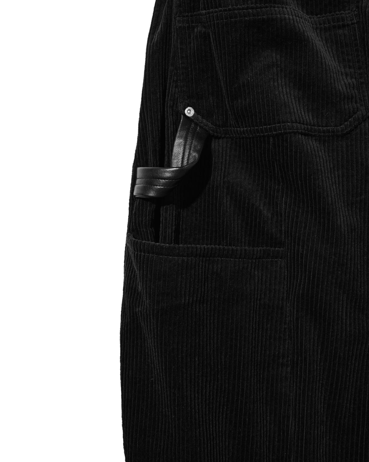 【10.21 WED 20:00- IN STOCK】 CORDUROY CITY MASSIVE UTILITY PANTS (BLACK)