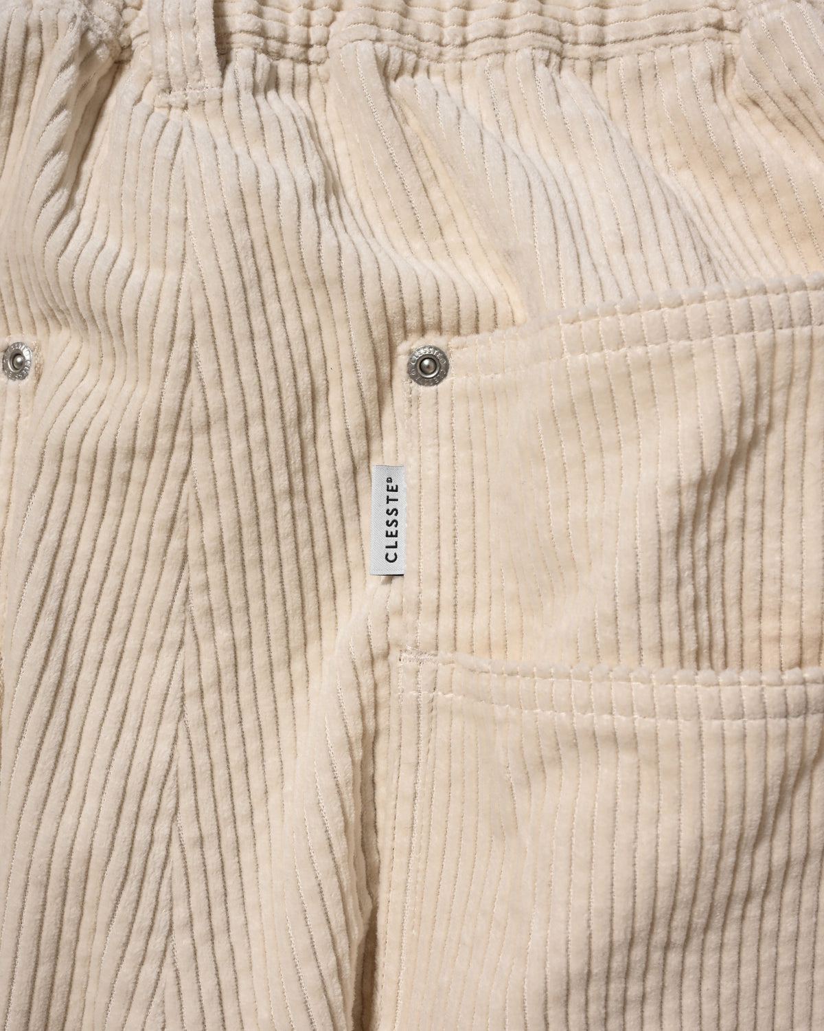 【10.21 WED 20:00- IN STOCK】 CORDUROY CITY MASSIVE UTILITY PANTS (OFF WHITE)