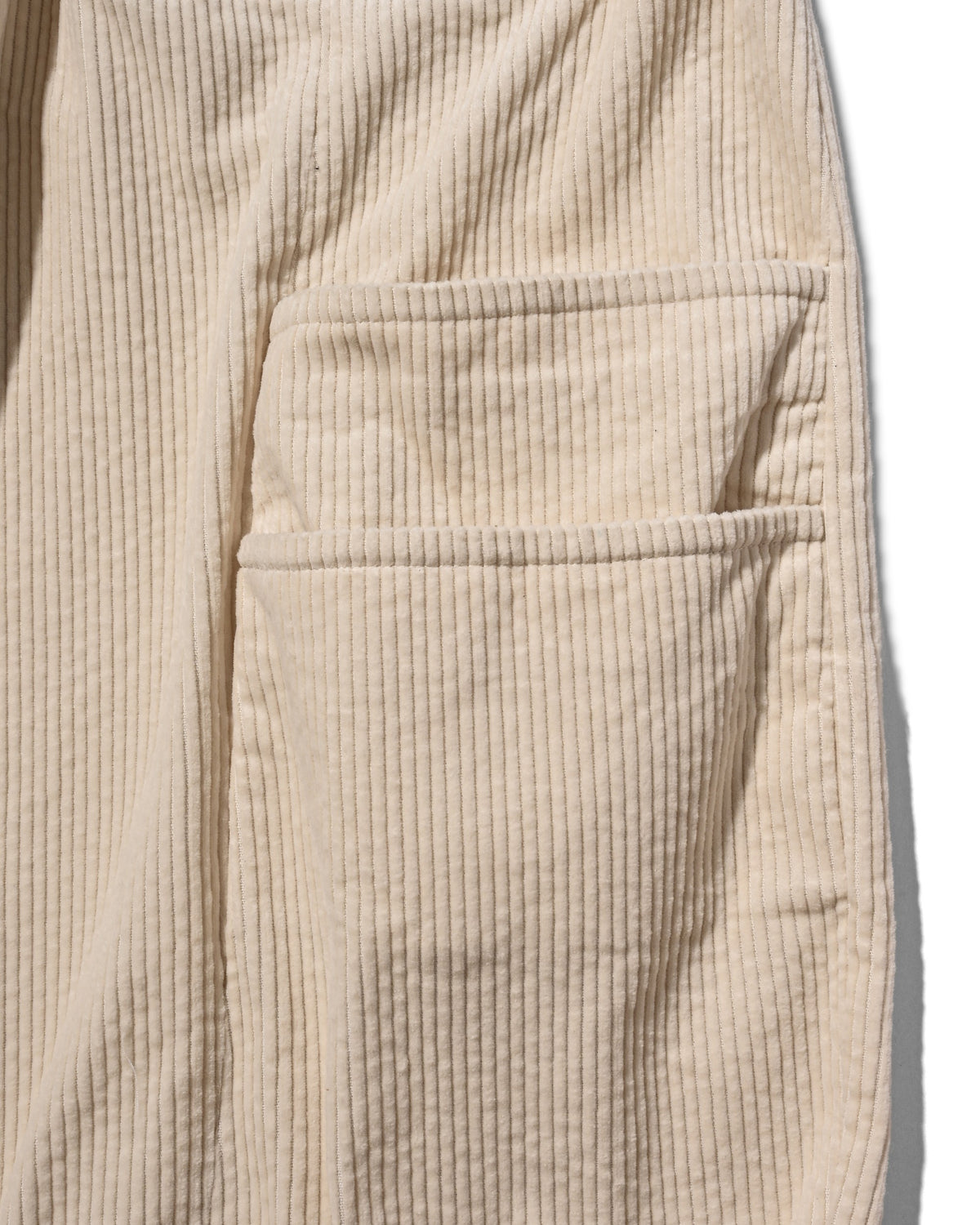 【10.21 WED 20:00- IN STOCK】 CORDUROY CITY MASSIVE UTILITY PANTS (OFF WHITE)