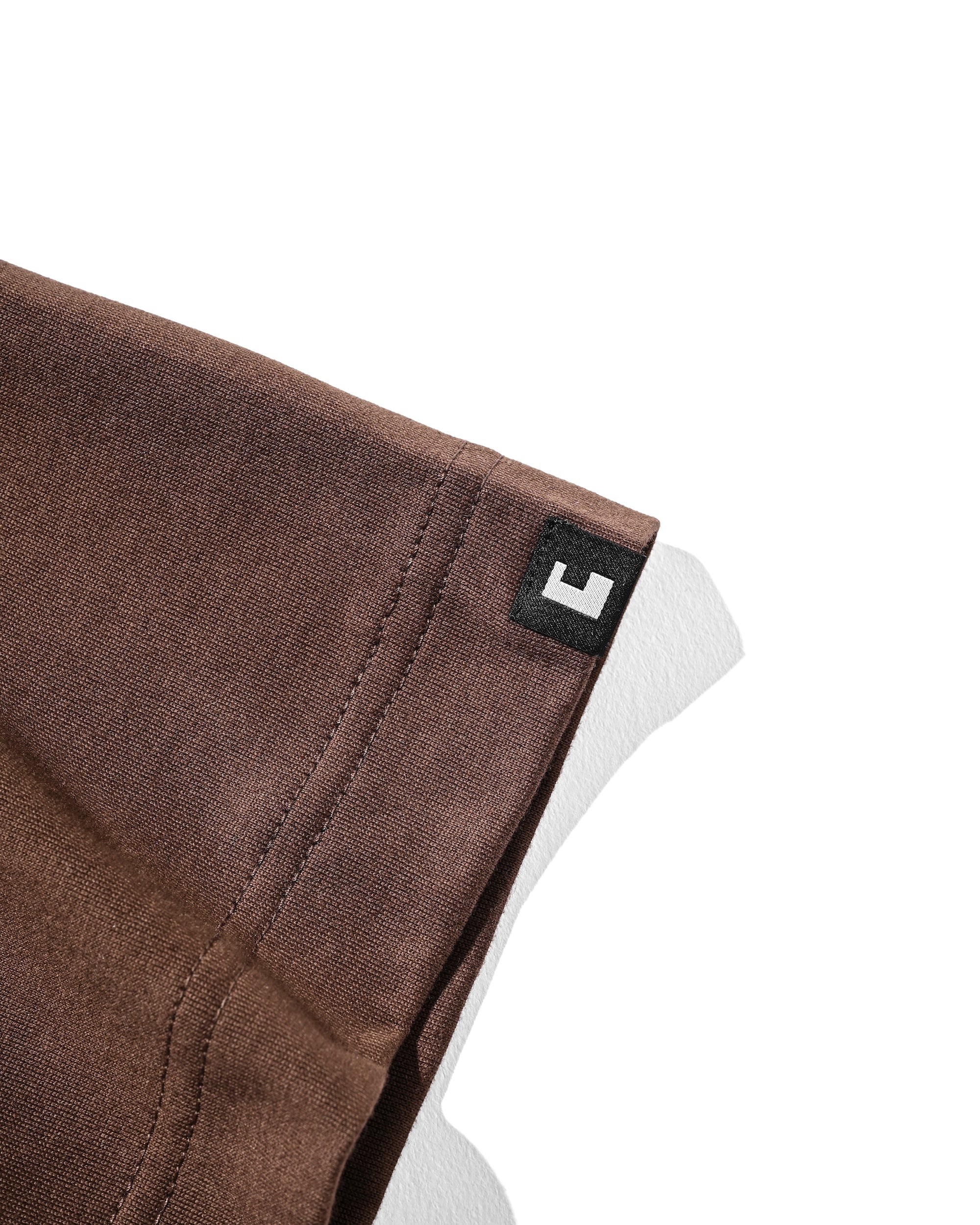 【8.23 SAT 20:00- IN STOCK】BUBBLE LOGO PRINT MASSIVE T-SHIRT WITH DRAWSTRINGS (BROWN)
