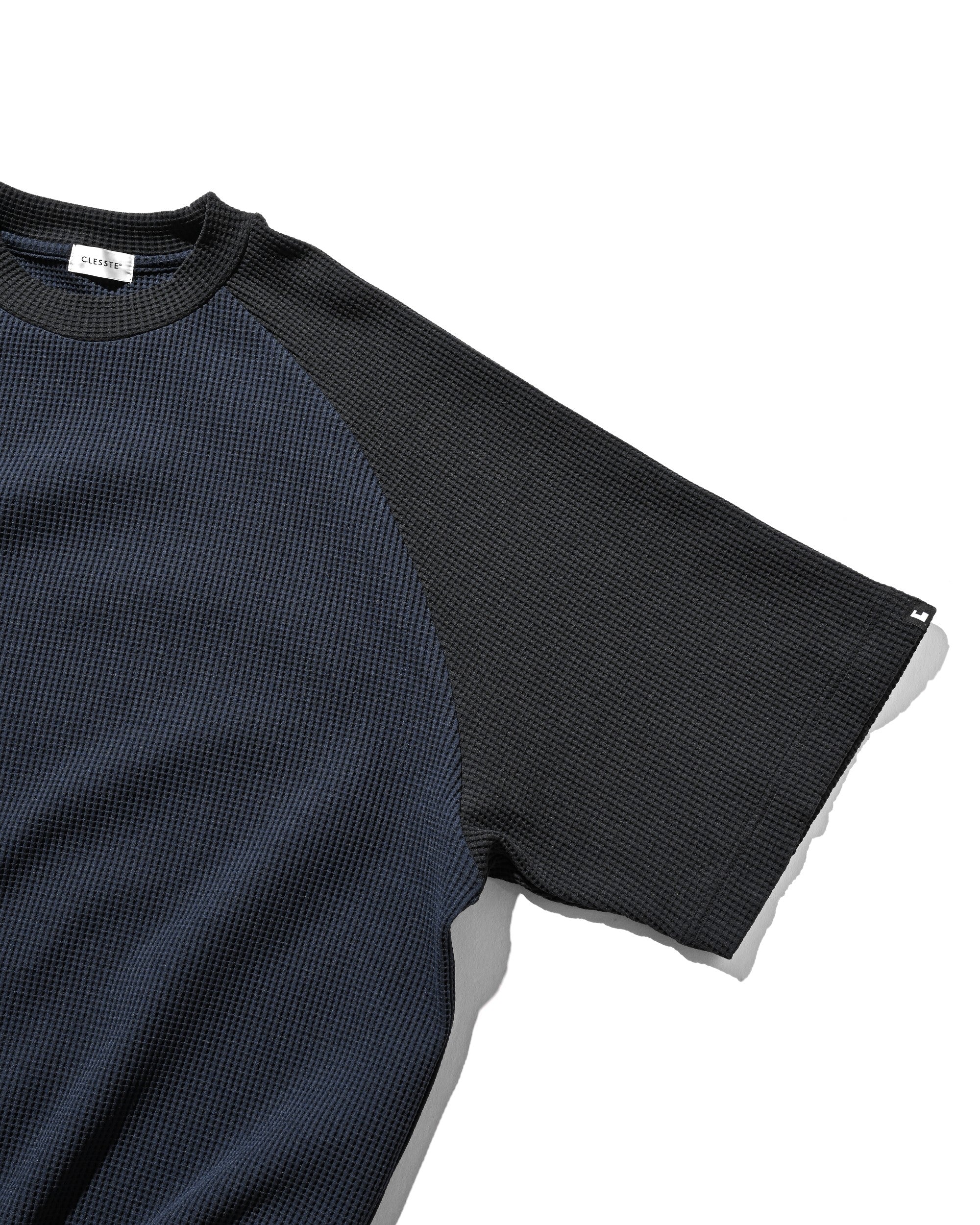 【6.3 WED 20:00- IN STOCK】CITY LIGHT THERMAL RAGLAN S/S T-SHIRT WITH DRAWSTRINGS (NAVY×BLACK)