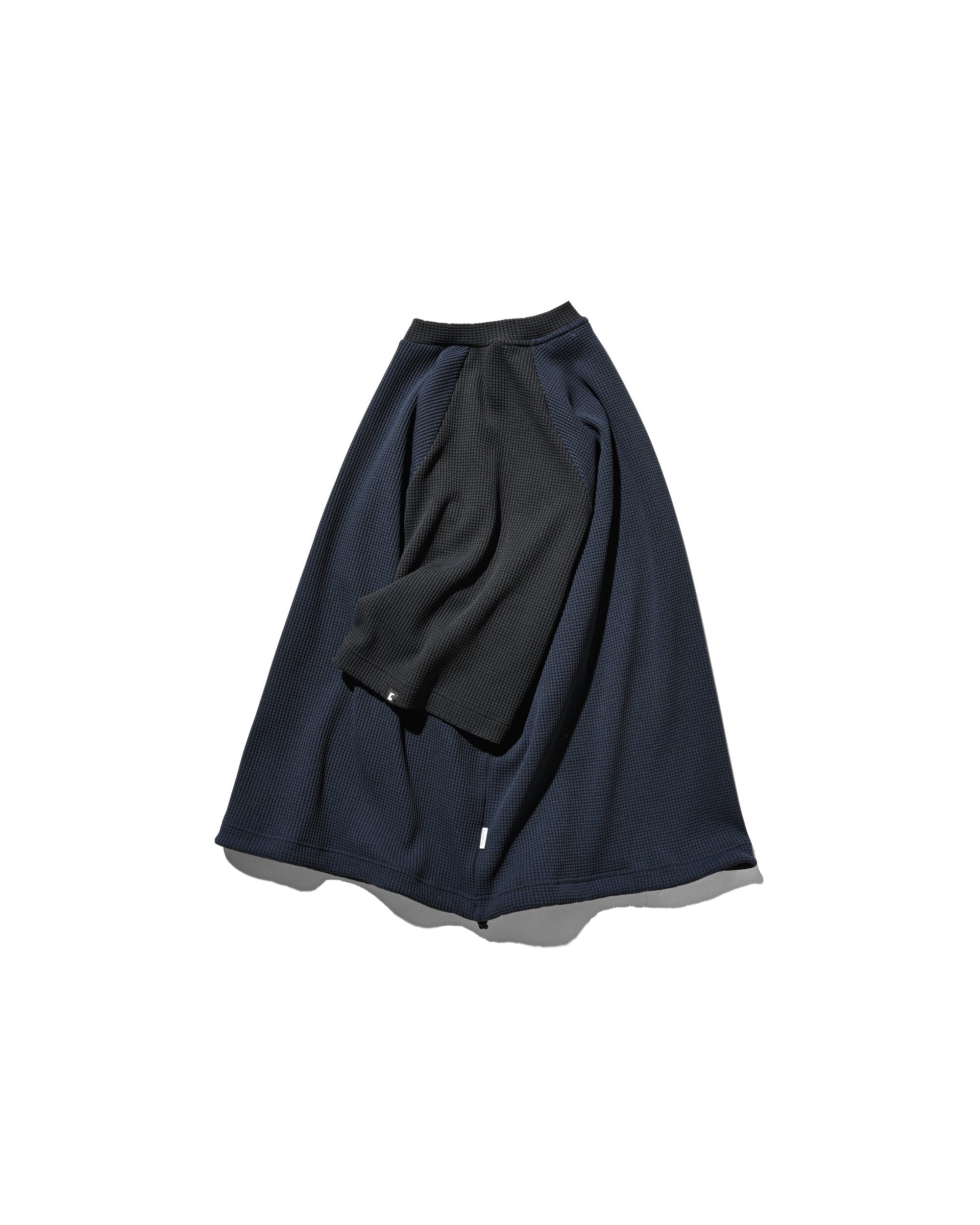 【6.3 WED 20:00- IN STOCK】CITY LIGHT THERMAL RAGLAN S/S T-SHIRT WITH DRAWSTRINGS (NAVY×BLACK)