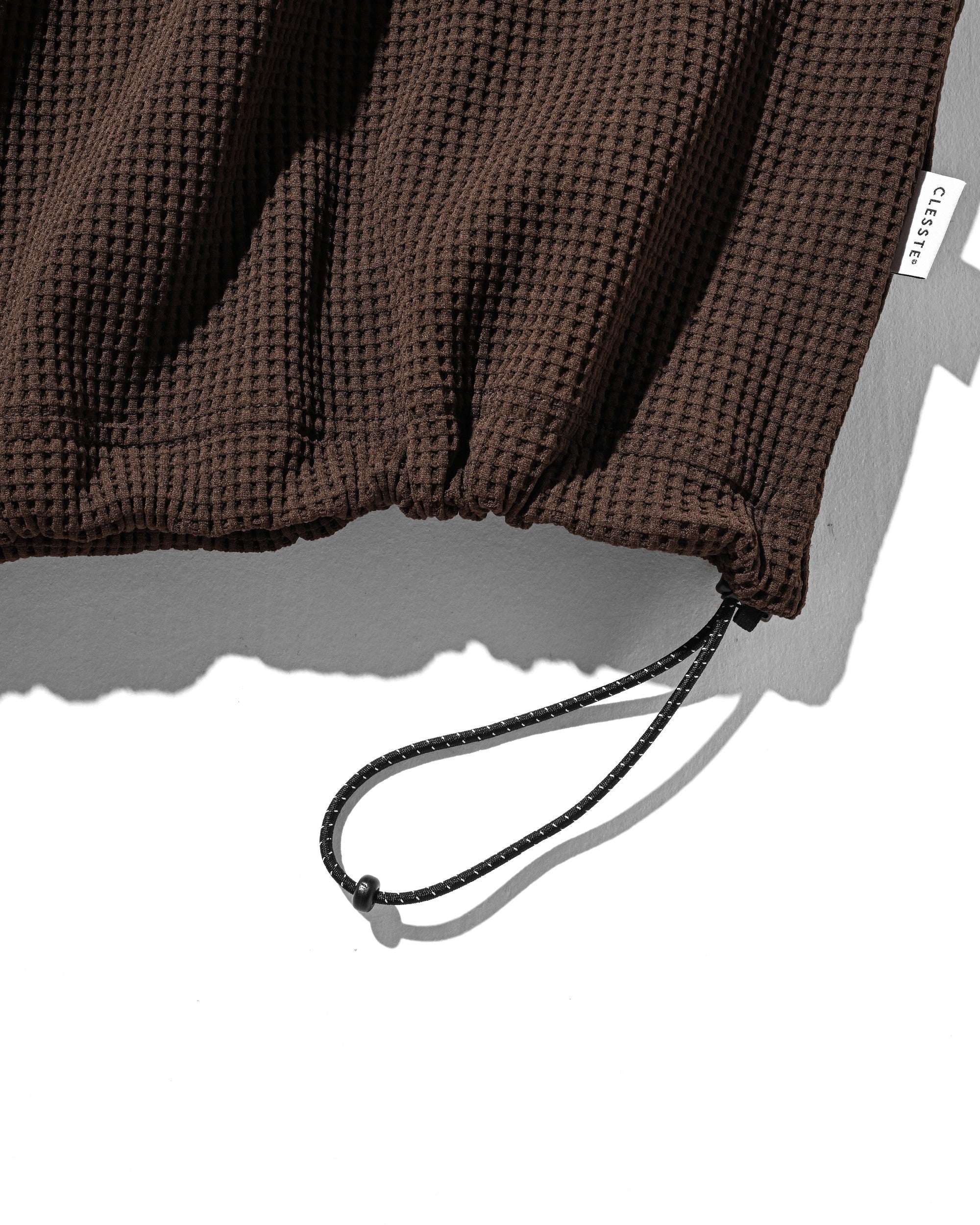 【6.3 WED 20:00- IN STOCK】CITY LIGHT THERMAL RAGLAN S/S T-SHIRT WITH DRAWSTRINGS (BROWN×BLACK)