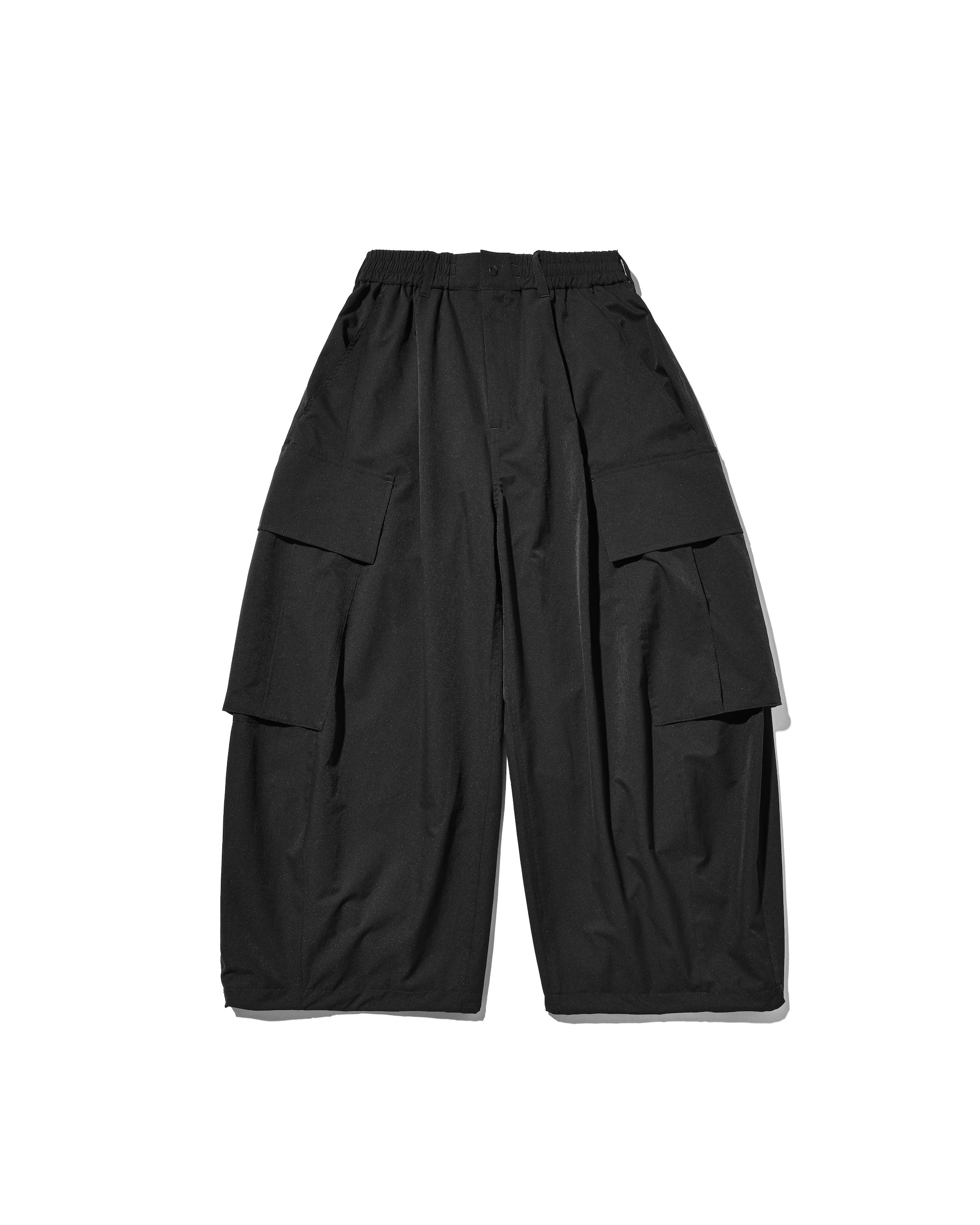 COOL DOTS®︎  MEGA POCKET BALLOON CARGO PANTS (BLACK)