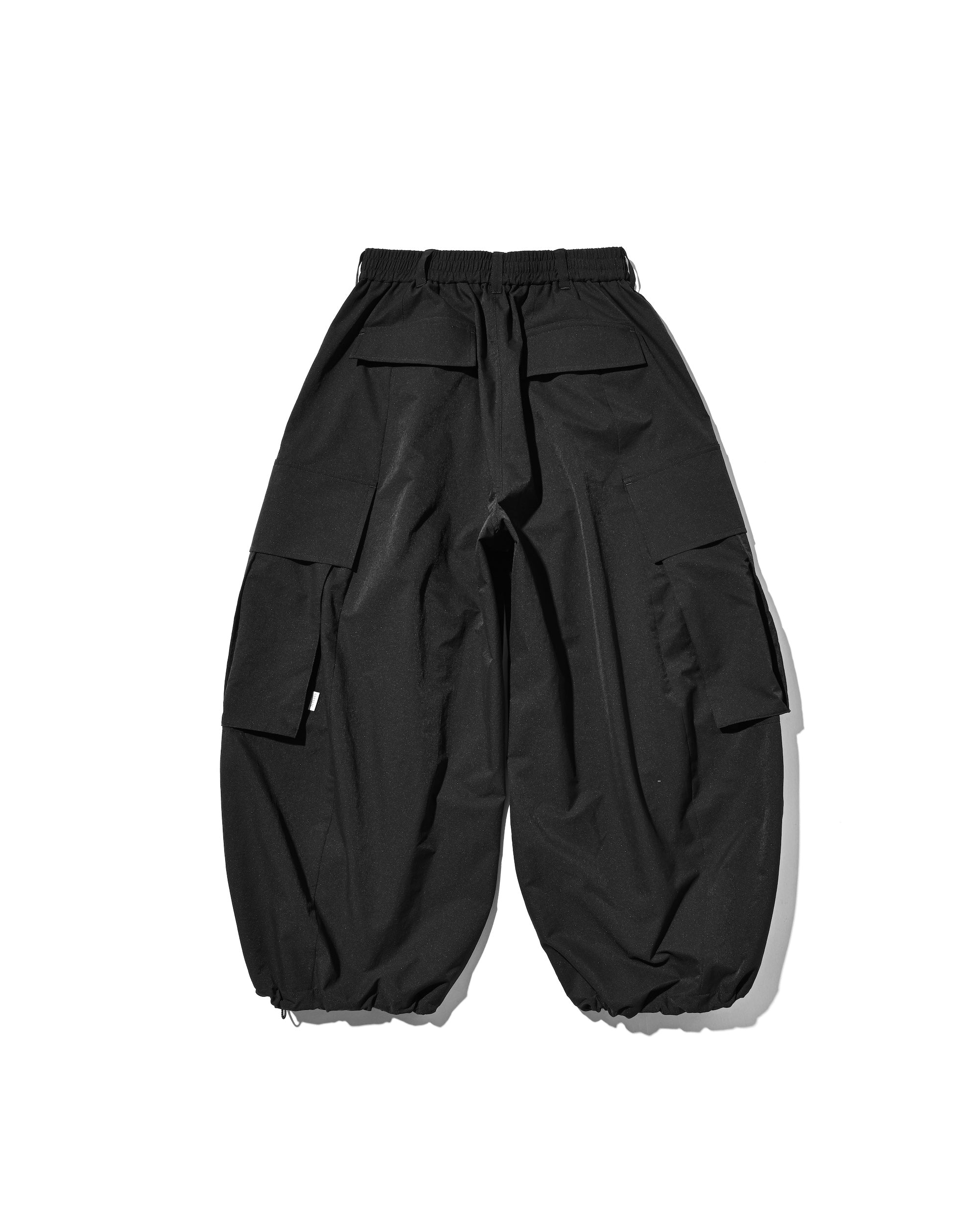 【5.2 SAT 20:00- IN STOCK】COOL DOTS®︎  MEGA POCKET BALLOON CARGO PANTS (BLACK)