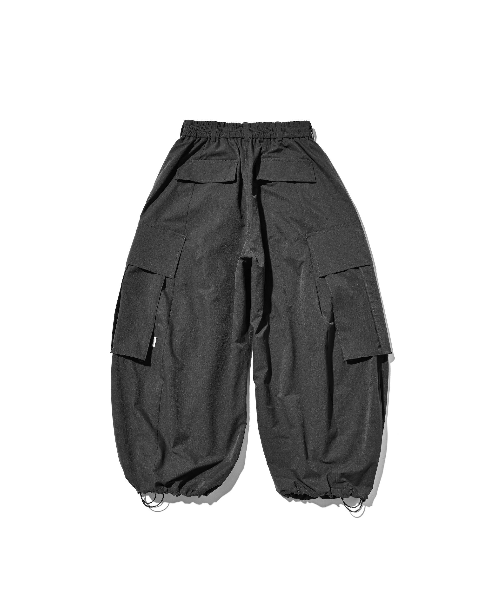 【5.2 SAT 20:00- IN STOCK】COOL DOTS®︎  MEGA POCKET BALLOON CARGO PANTS (CHARCOAL)