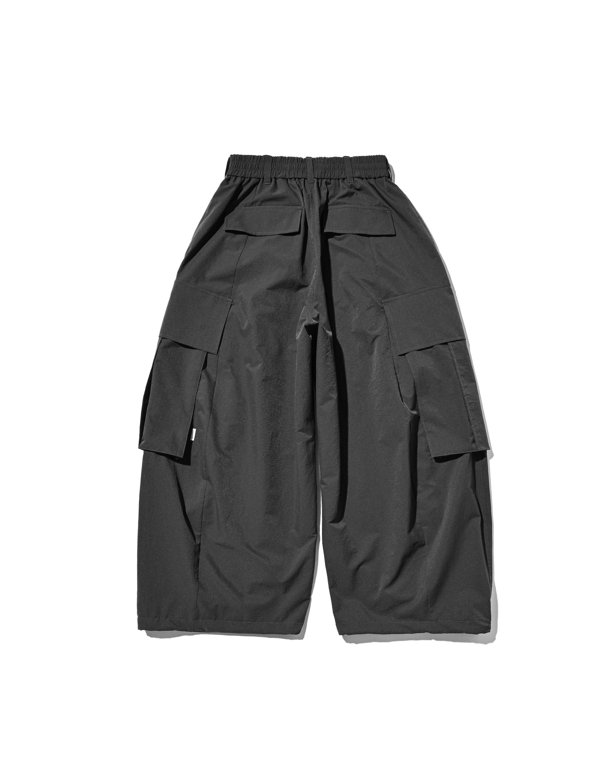 COOL DOTS®︎  MEGA POCKET BALLOON CARGO PANTS (CHARCOAL)