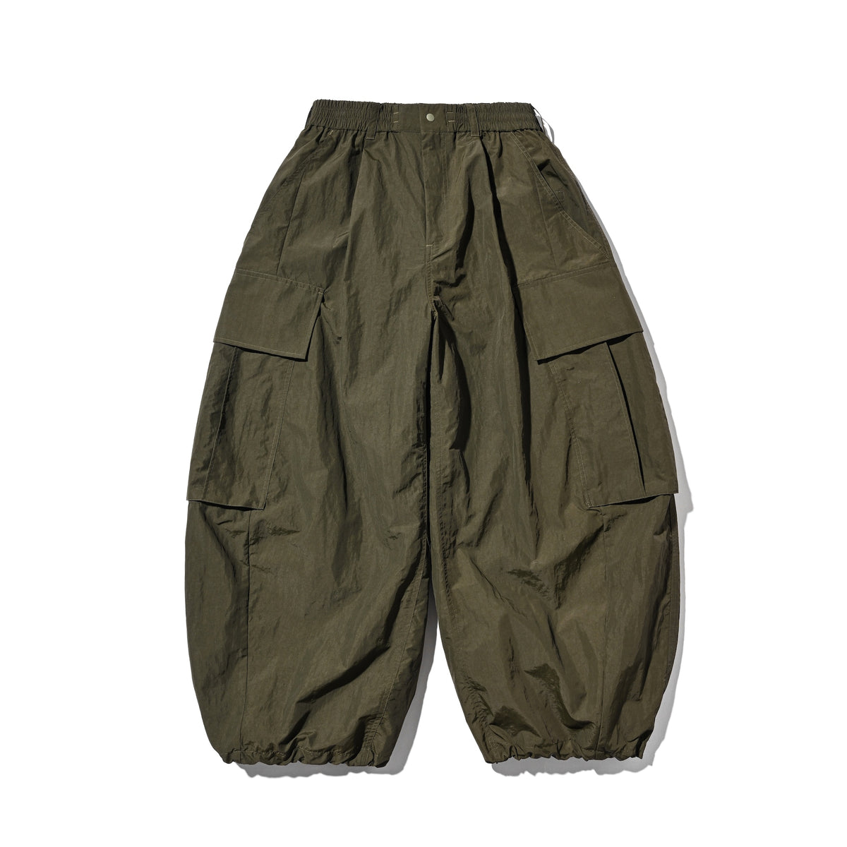 ACTIVE CITY MEGA POCKET BALLOON CARGO PANTS (OLIVE)