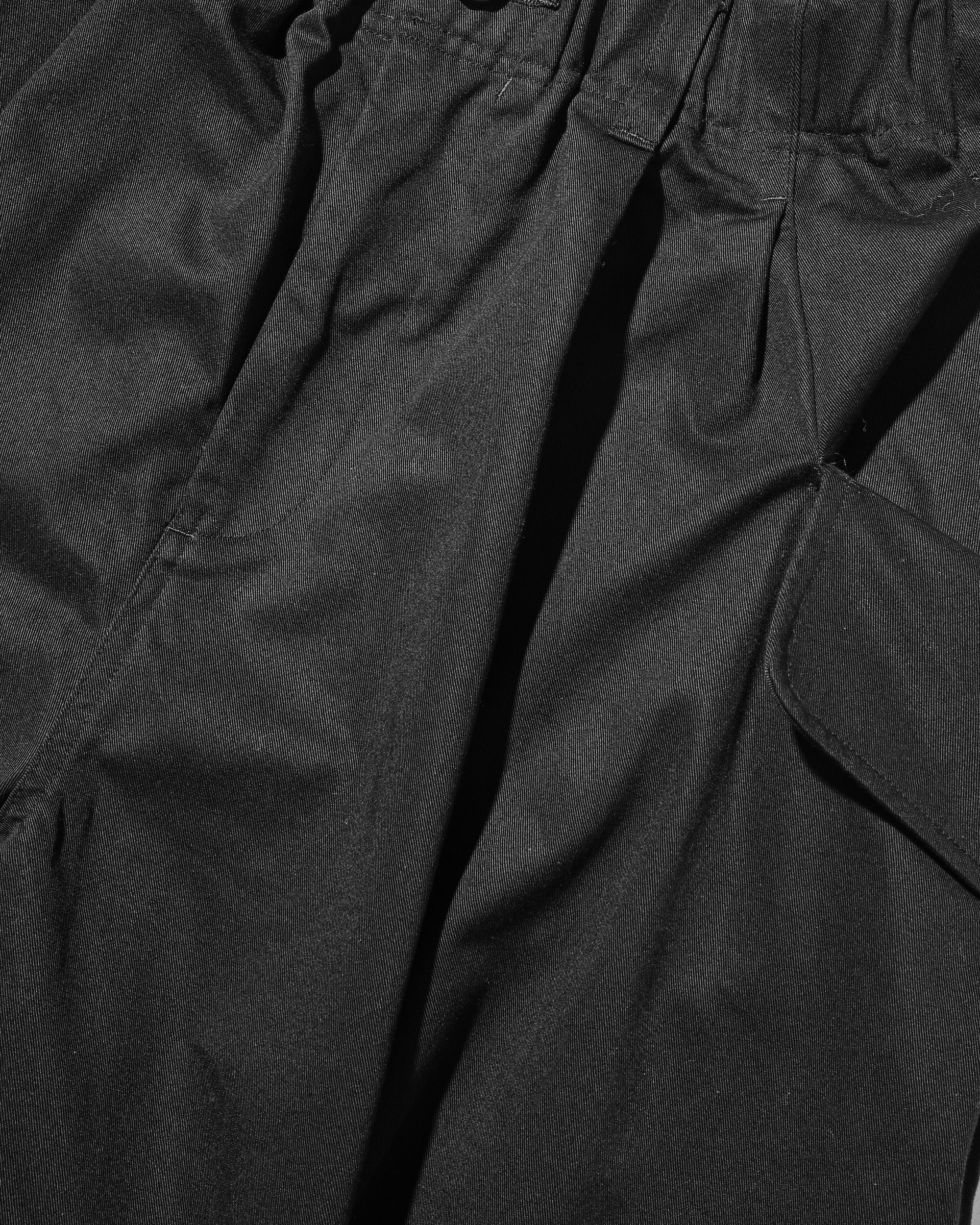 【3.14 SAT 20:00- IN STOCK】FLAP WIDE BALLOON HALF PANTS (BLACK)