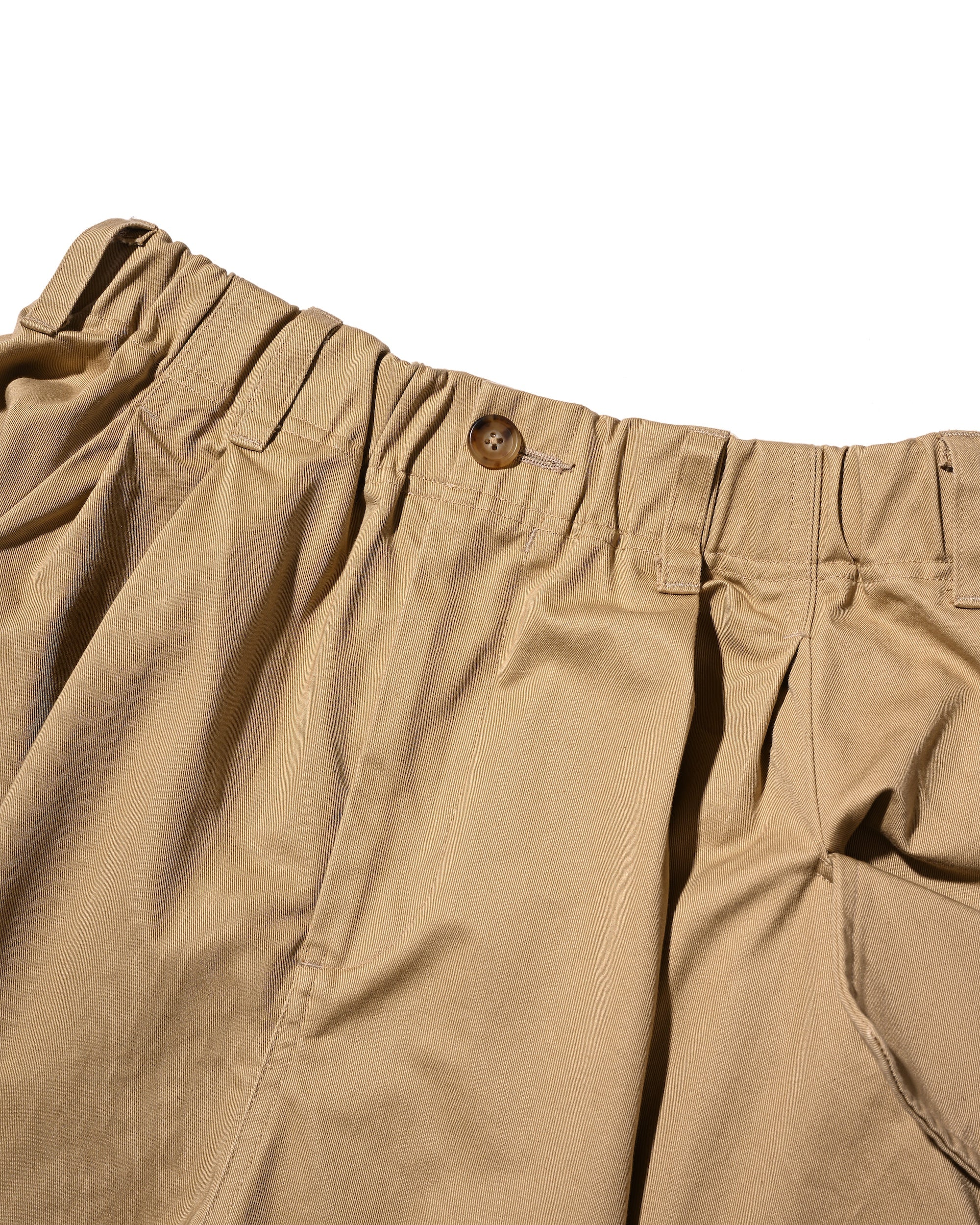 【3.14 SAT 20:00- IN STOCK】FLAP WIDE BALLOON HALF PANTS (BEIGE)