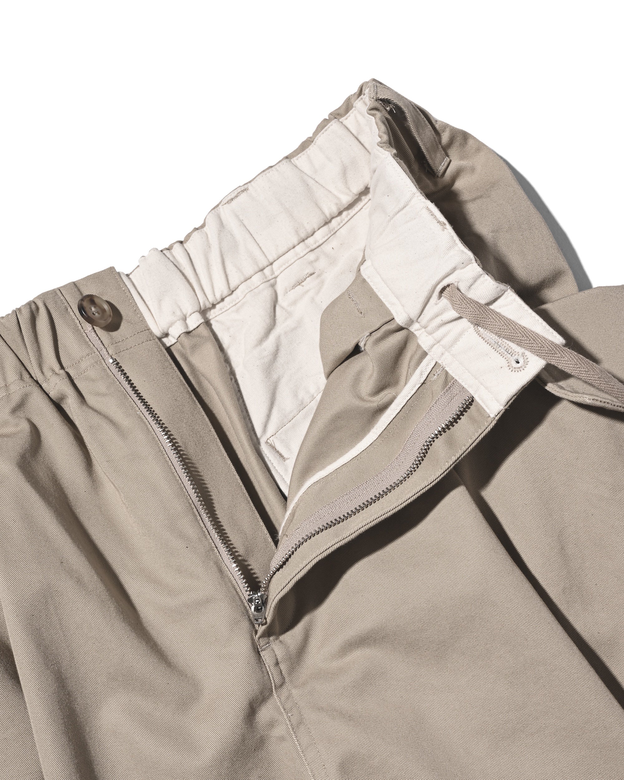 FLAP WIDE BALLOON HALF PANTS (GREIGE)