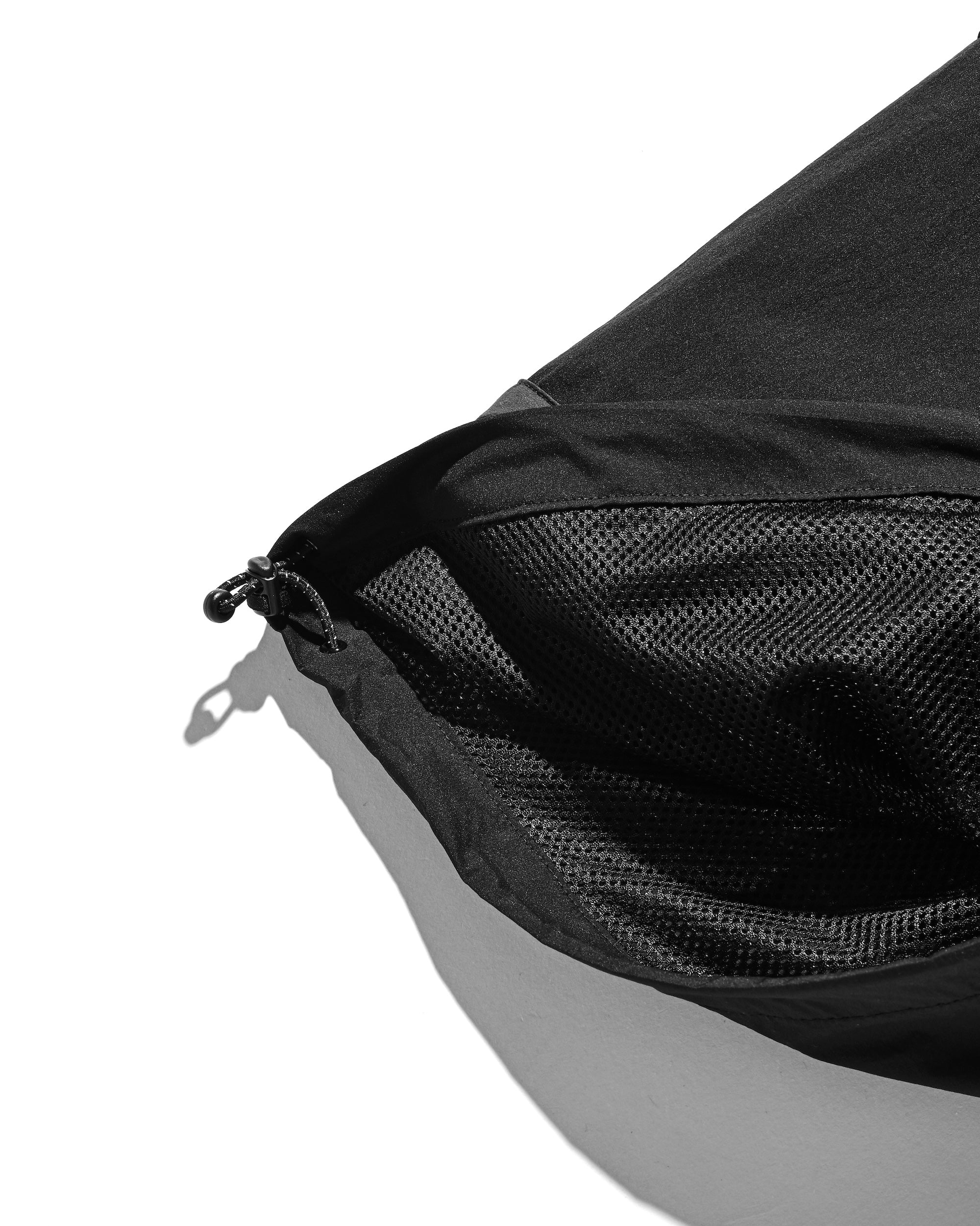 CRISPY NYLON CITY UNIFORM MILITARY HALF PANTS (BLACK×GRAY)