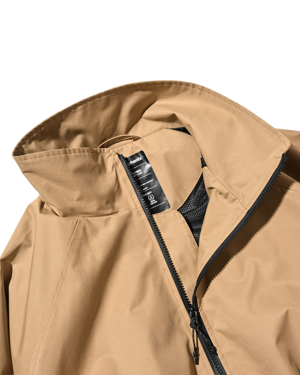 【10.17 SAT 20:00- IN STOCK】 +phenix WINDSTOPPER® by GORE-TEX LABS TWILL CITY STAND BALLOON UTILITY JACKET (CAMEL BEIGE)