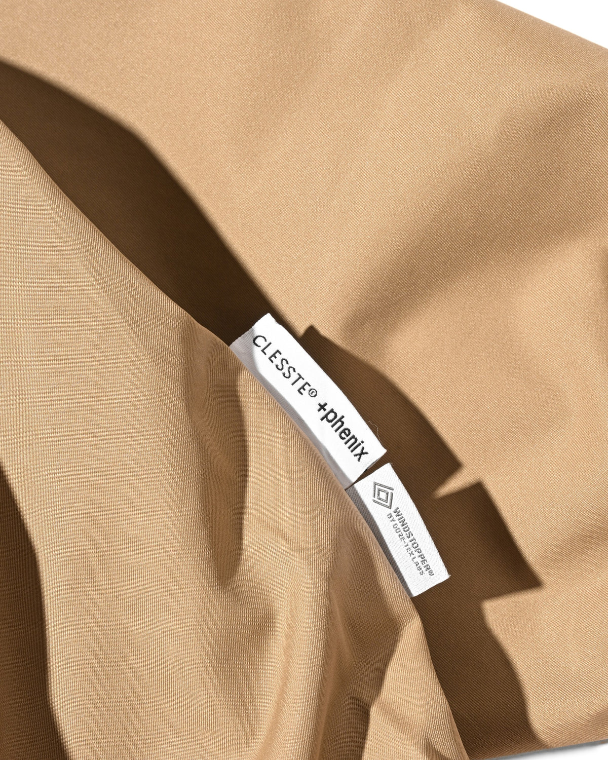 【10.17 SAT 20:00- IN STOCK】 +phenix WINDSTOPPER® by GORE-TEX LABS TWILL CITY STAND BALLOON UTILITY JACKET (CAMEL BEIGE)