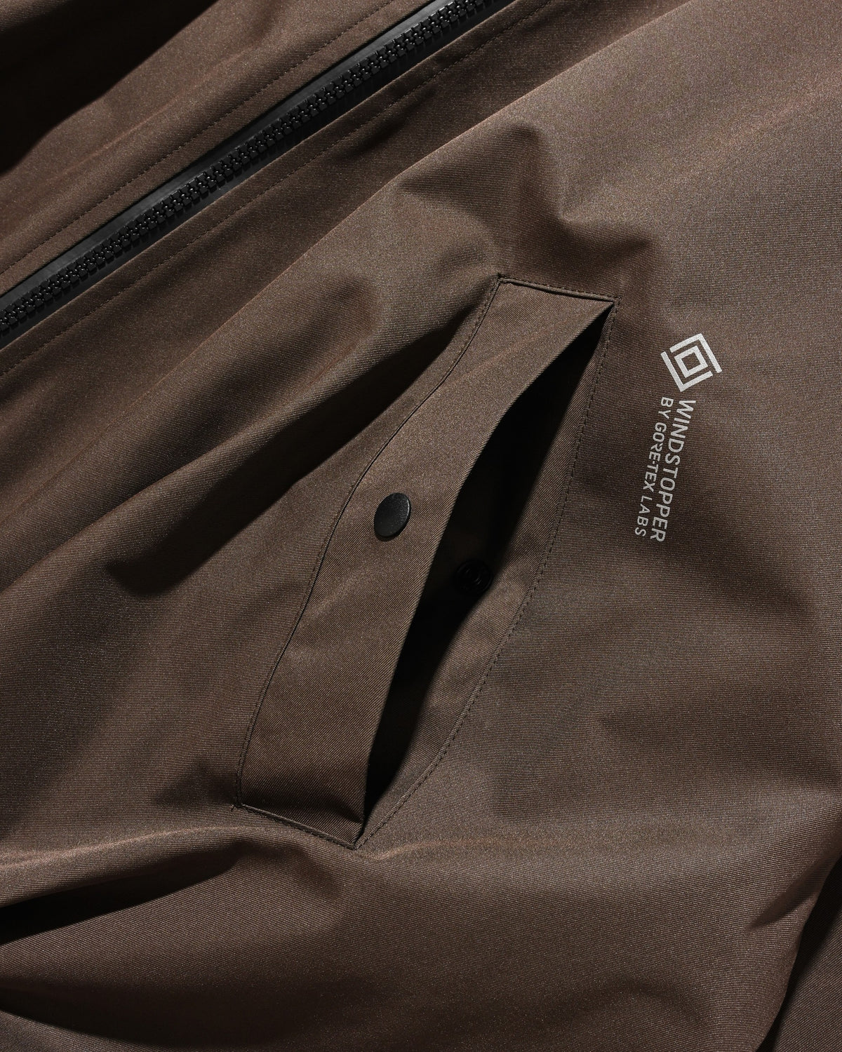 【10.17 SAT 20:00- IN STOCK】 +phenix WINDSTOPPER® by GORE-TEX LABS TWILL CITY STAND BALLOON UTILITY JACKET (URBAN BROWN)