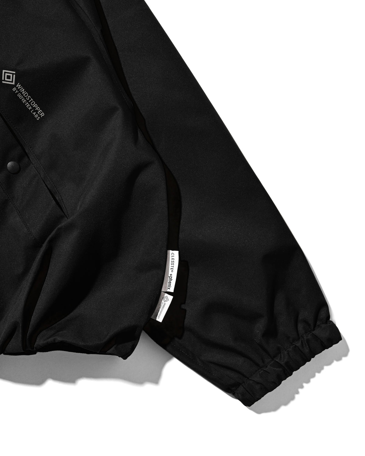 【10.17 SAT 20:00- IN STOCK】 +phenix WINDSTOPPER® by GORE-TEX LABS TWILL CITY STAND BALLOON UTILITY JACKET (BLACK)