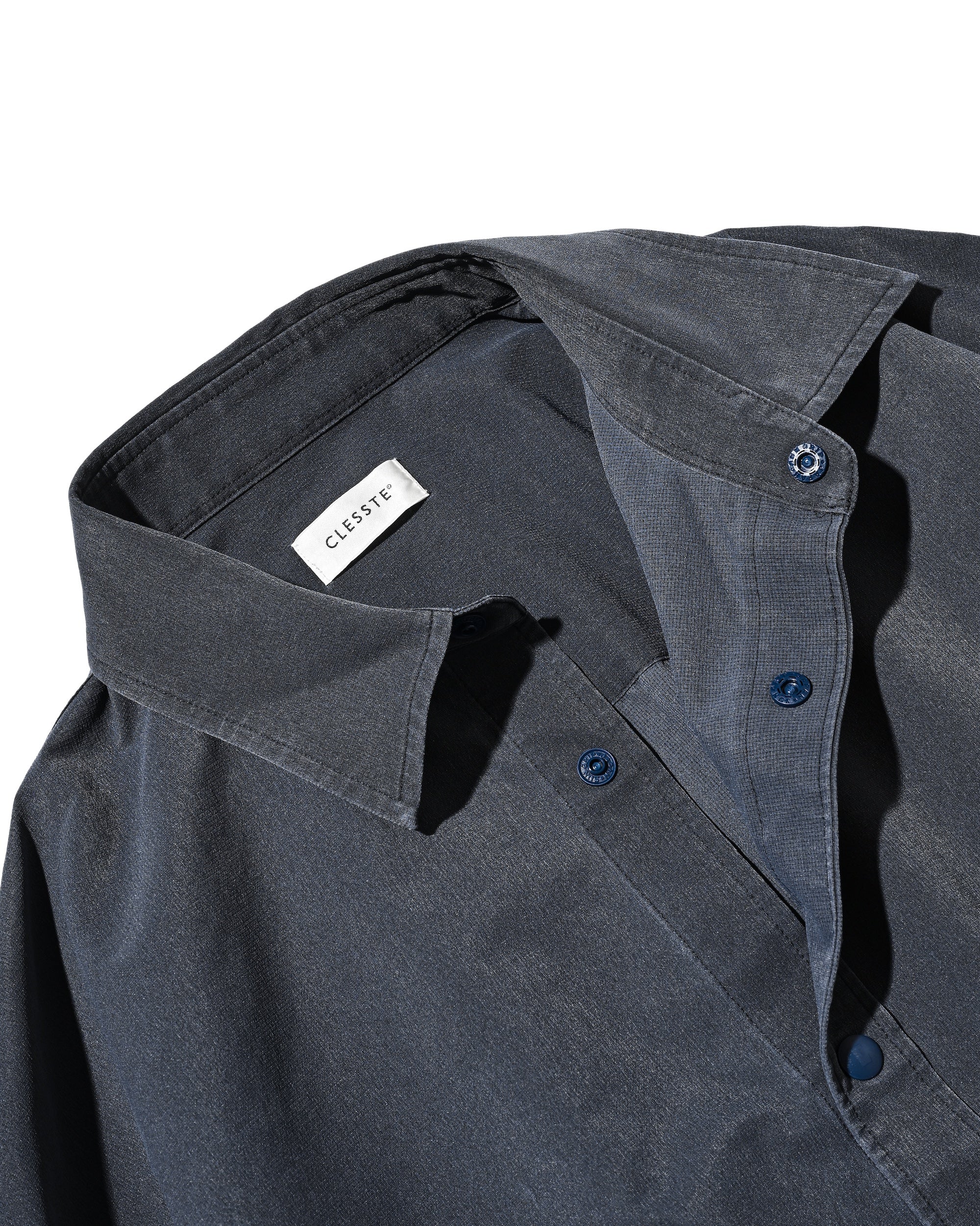 VINTAGE EFFECT COOLDOTS® CITY UNIFORM L/S SHIRT (NAVY)