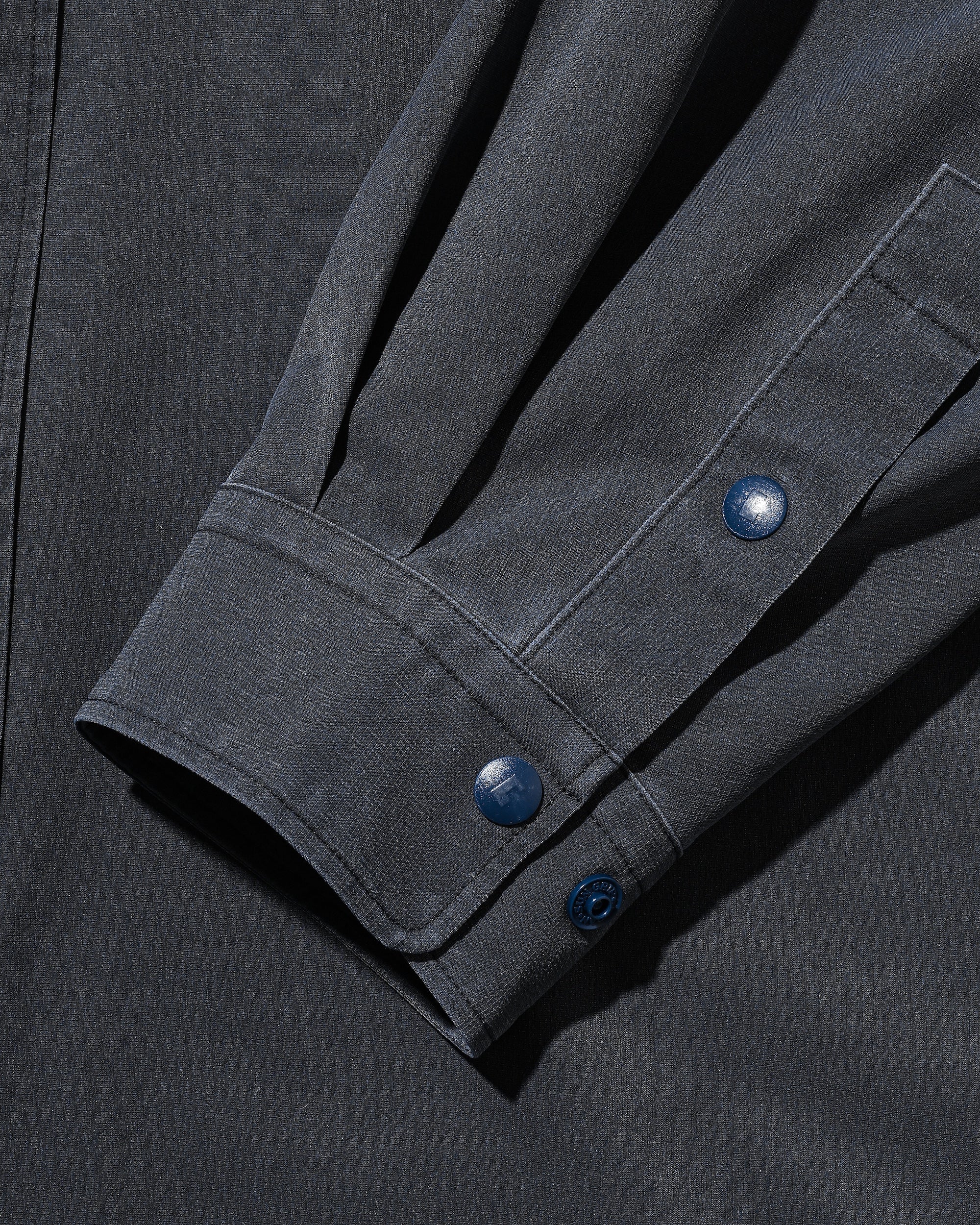 VINTAGE EFFECT COOLDOTS® CITY UNIFORM L/S SHIRT (NAVY)