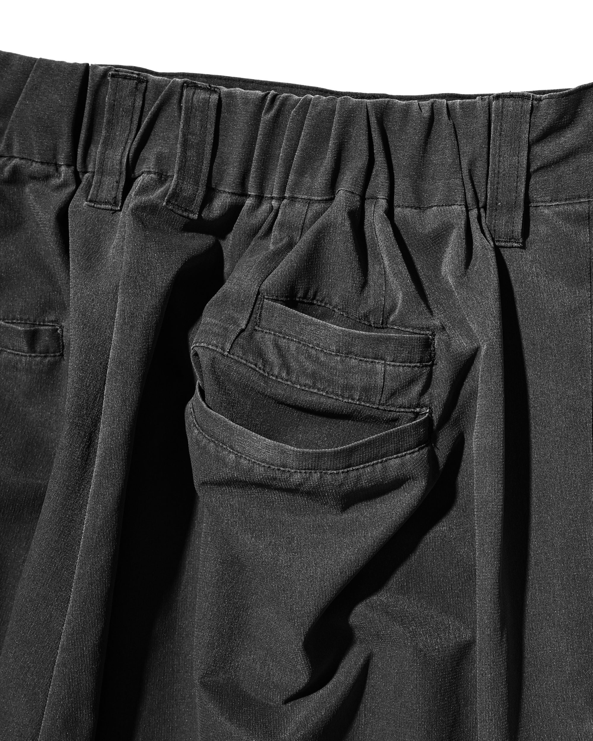 VINTAGE EFFECT COOLDOTS® CITY UNIFORM WIDE TAPERED PANTS (BLACK)