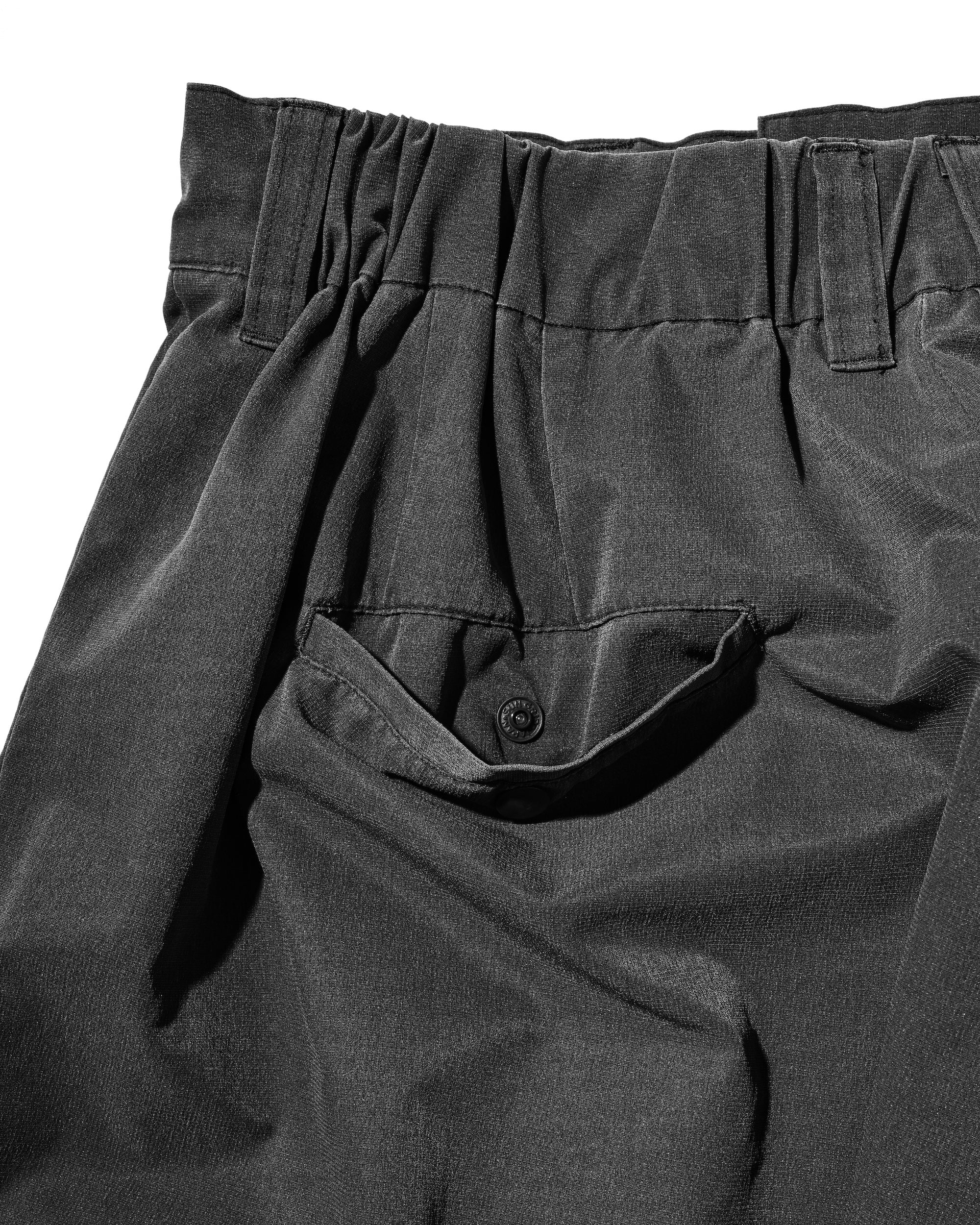 VINTAGE EFFECT COOLDOTS® CITY UNIFORM WIDE TAPERED PANTS (BLACK)