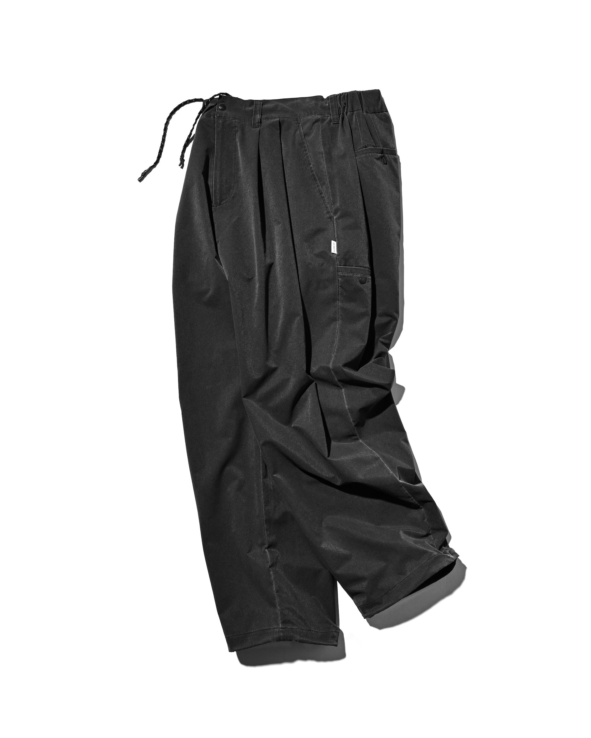 VINTAGE EFFECT COOLDOTS® CITY UNIFORM WIDE TAPERED PANTS (BLACK)