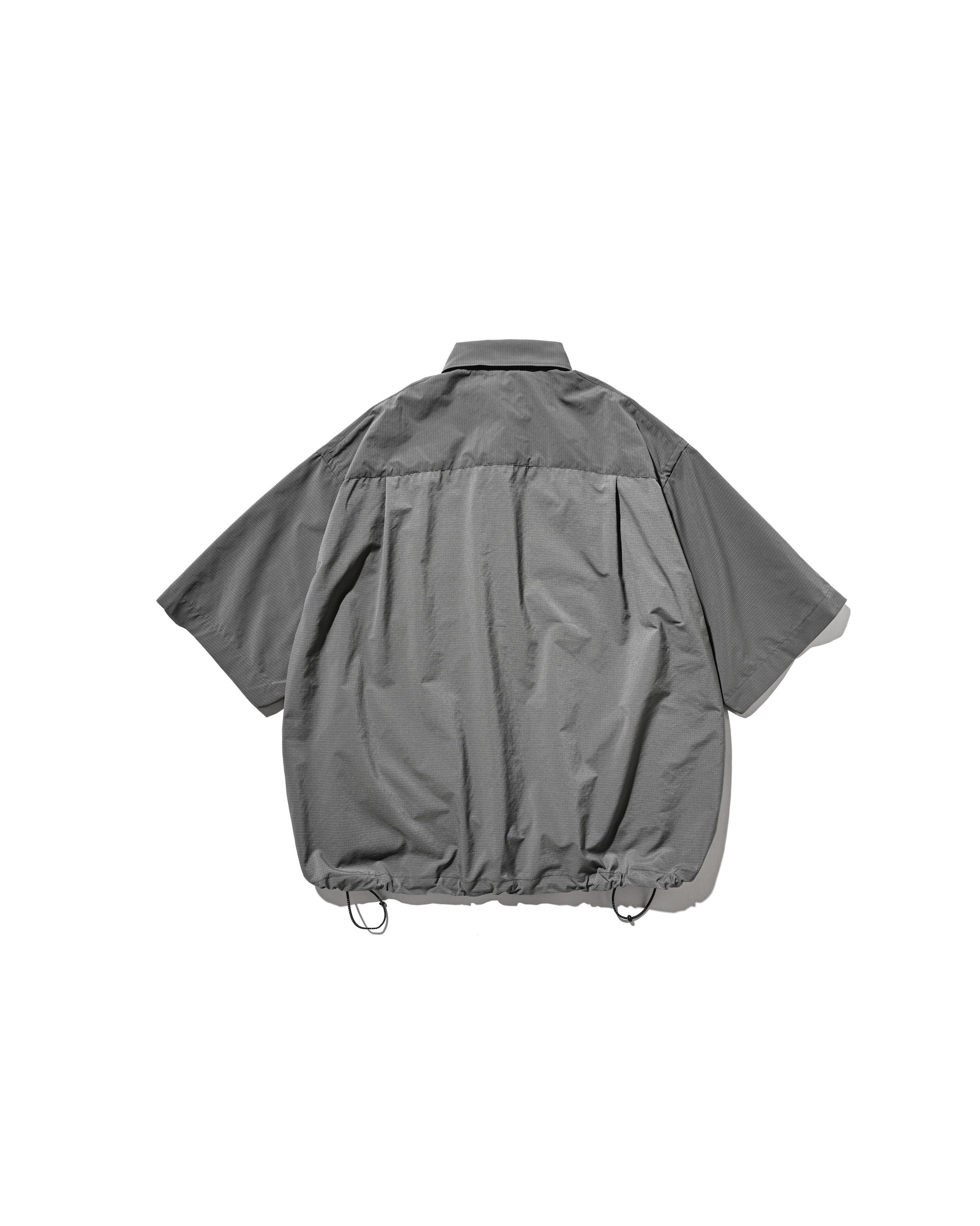 【4.25 SAT 20:00- IN STOCK】MINI PLAID S/S PULLOVER SHIRT (CHARCOAL)