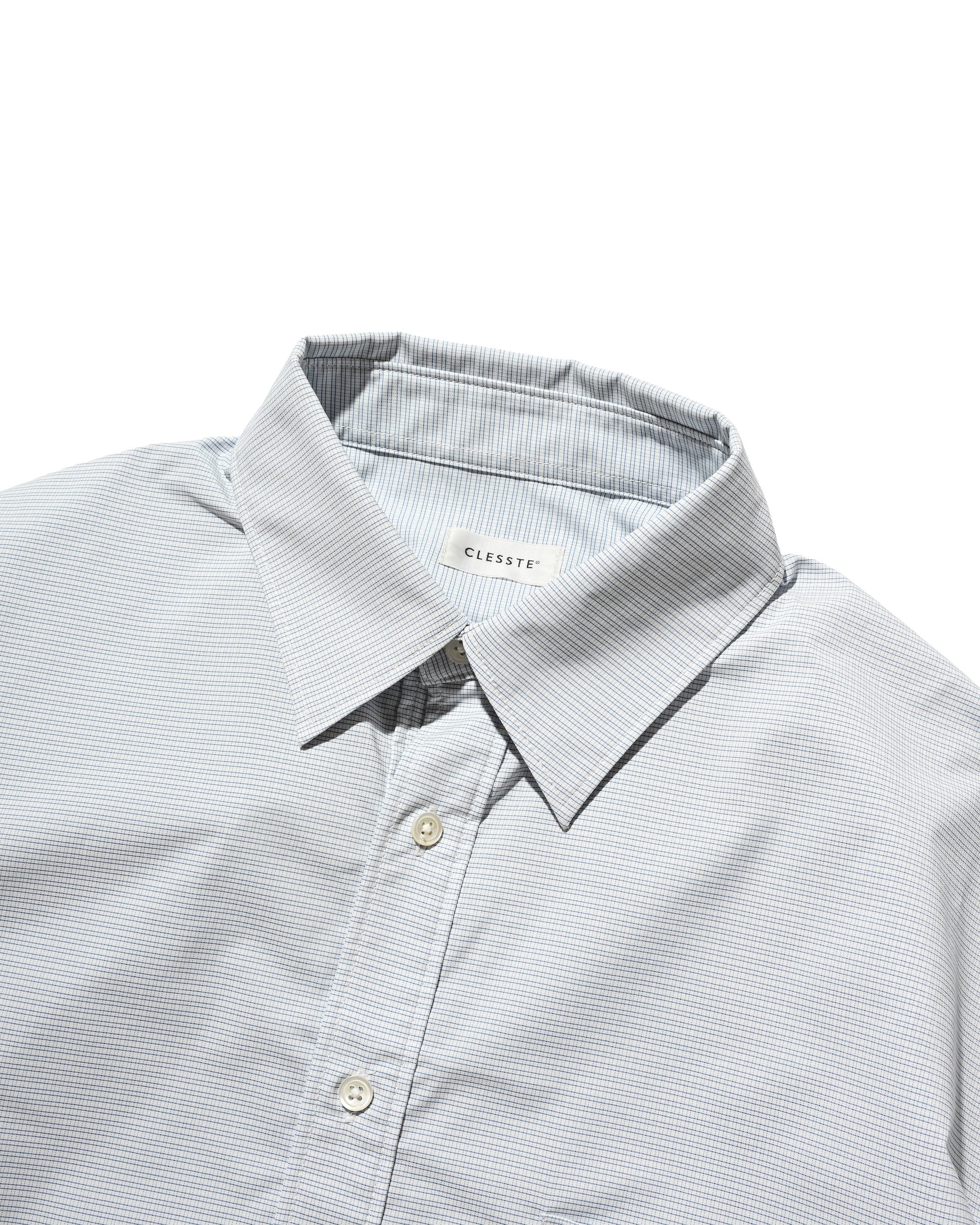 【4.25 SAT 20:00- IN STOCK】MINI PLAID S/S PULLOVER SHIRT (BLUE)