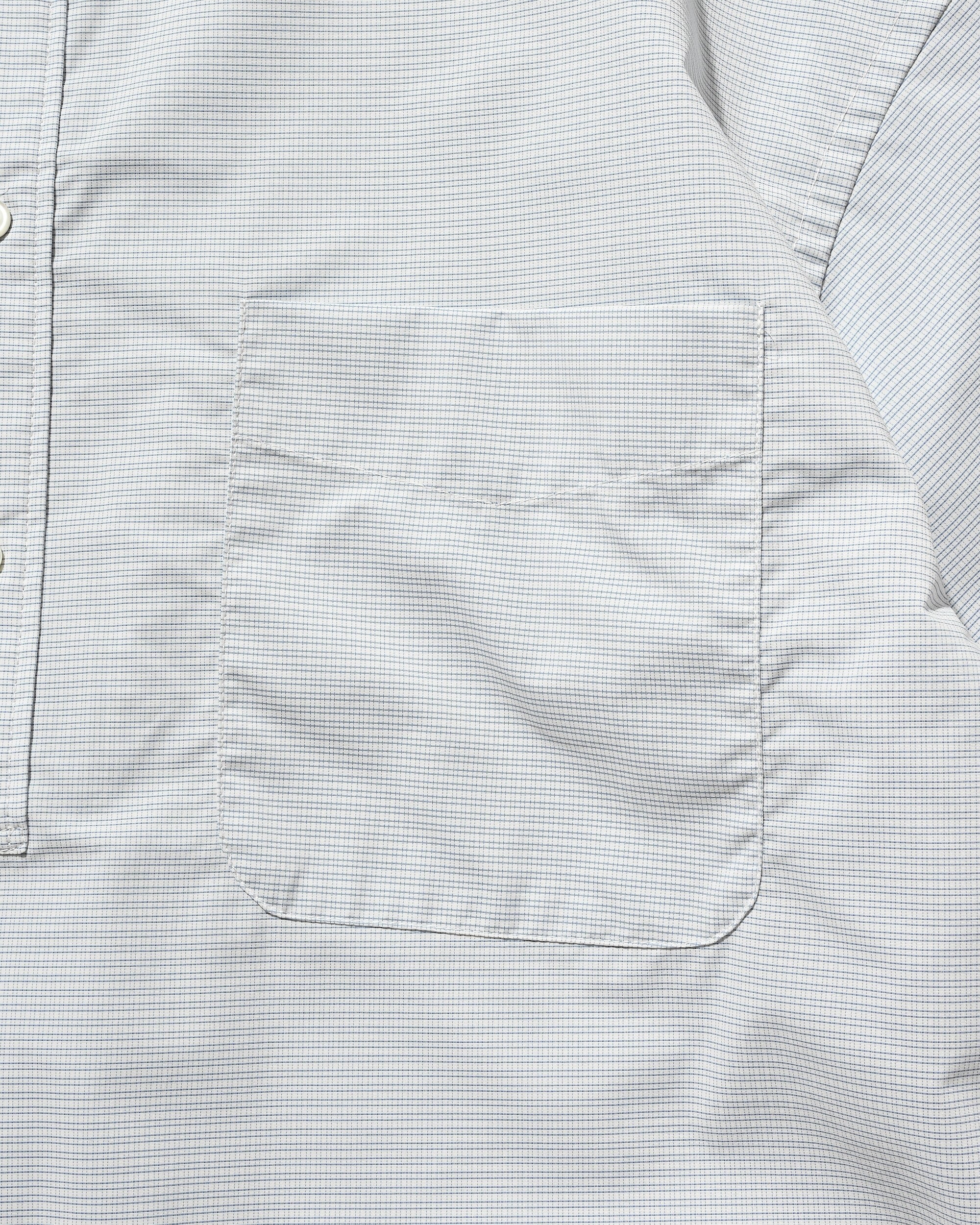 【4.25 SAT 20:00- IN STOCK】MINI PLAID S/S PULLOVER SHIRT (BLUE)