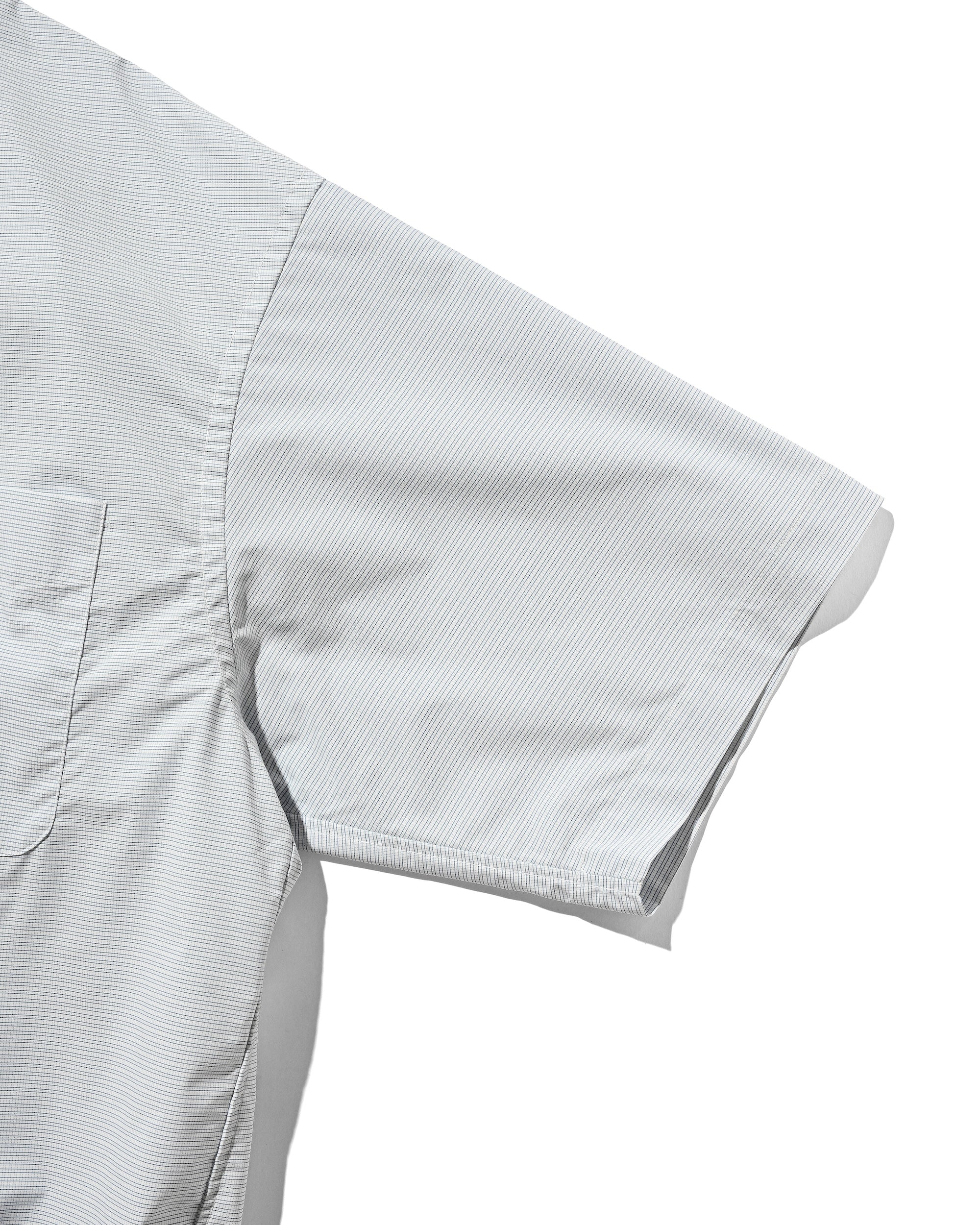 【4.25 SAT 20:00- IN STOCK】MINI PLAID S/S PULLOVER SHIRT (BLUE)