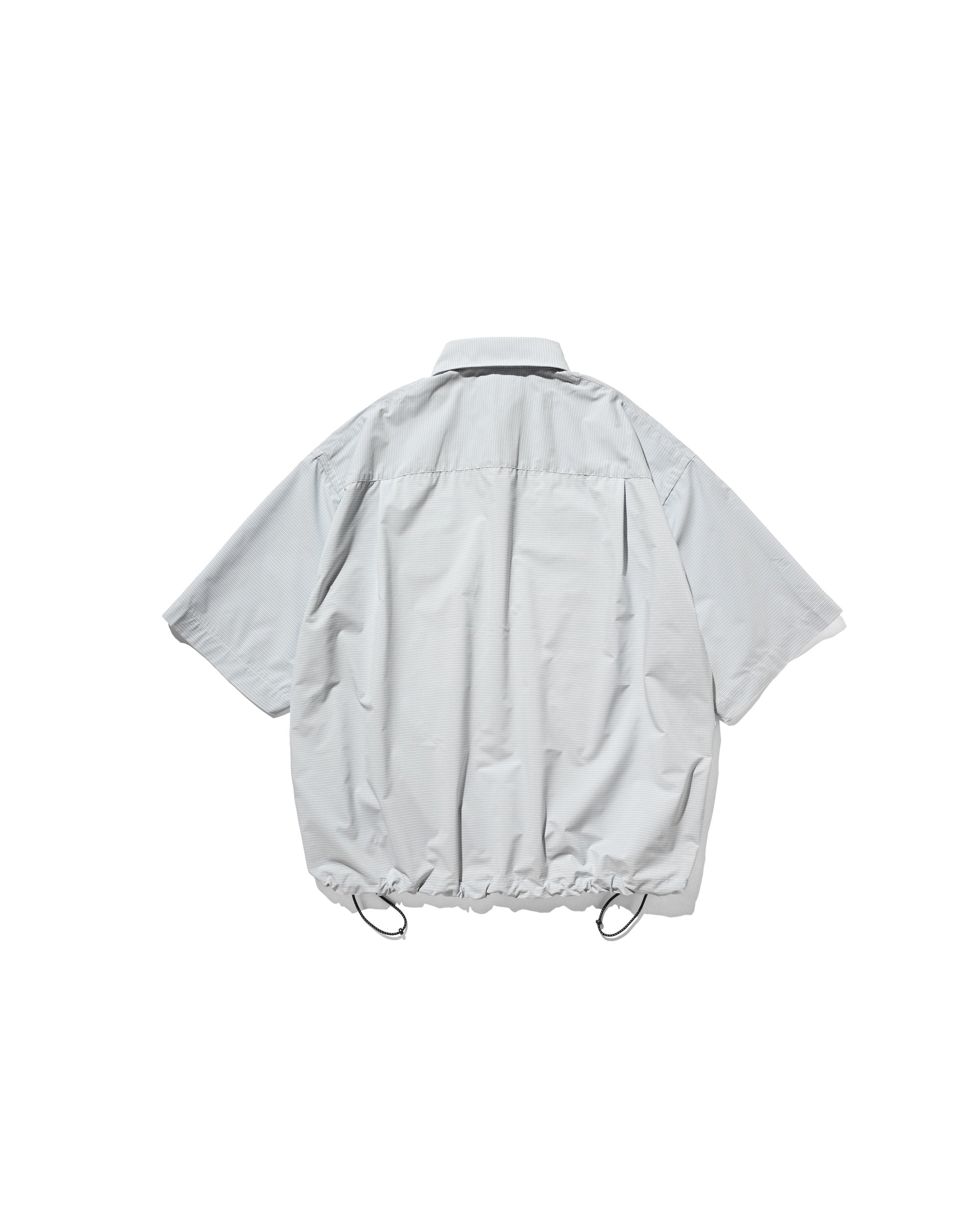 MINI PLAID S/S PULLOVER SHIRT (BLUE)