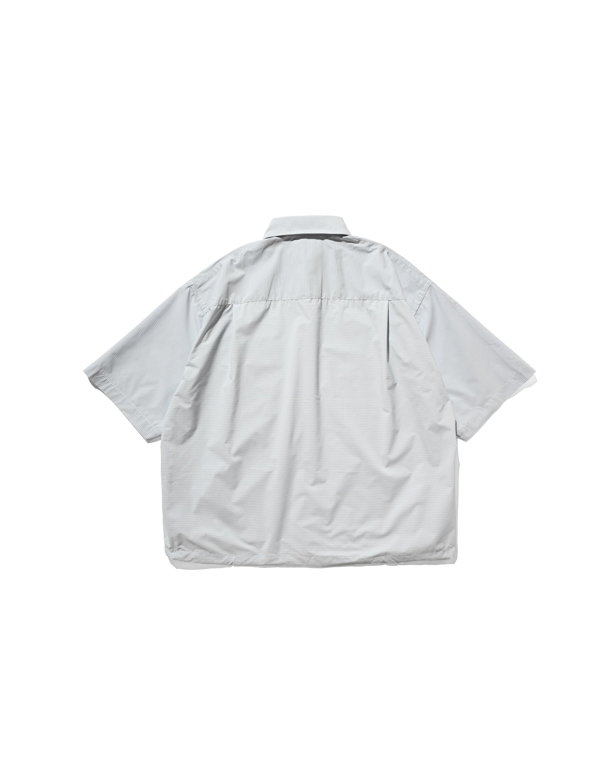 MINI PLAID S/S PULLOVER SHIRT (BLUE)