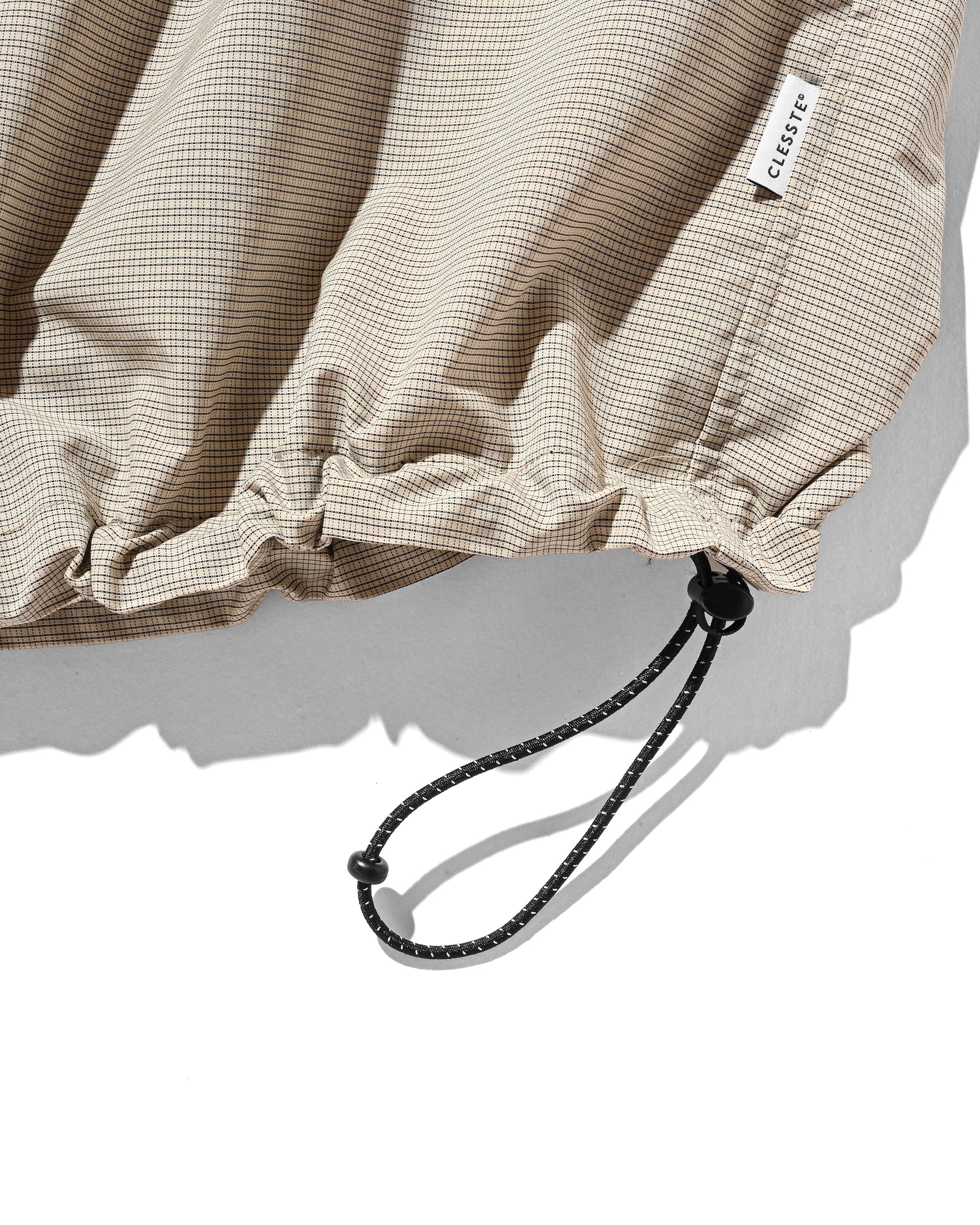 【4.25 SAT 20:00- IN STOCK】MINI PLAID S/S PULLOVER SHIRT (BEIGE)