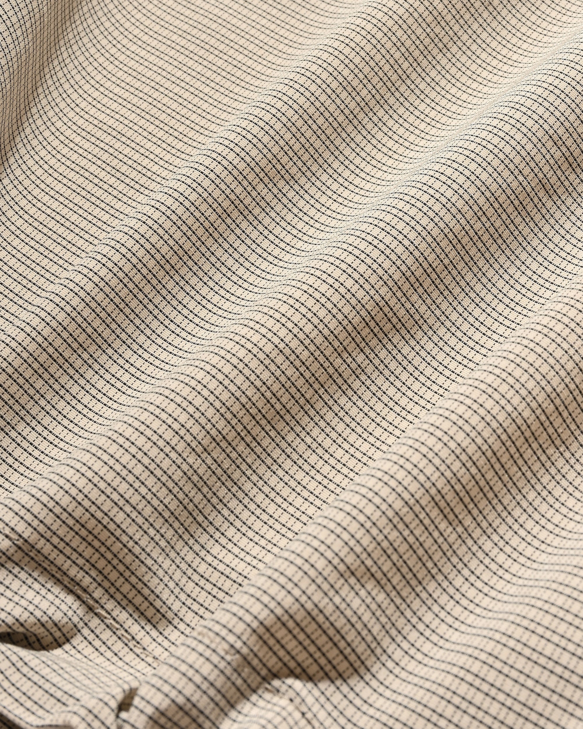 【4.25 SAT 20:00- IN STOCK】MINI PLAID S/S PULLOVER SHIRT (BEIGE)