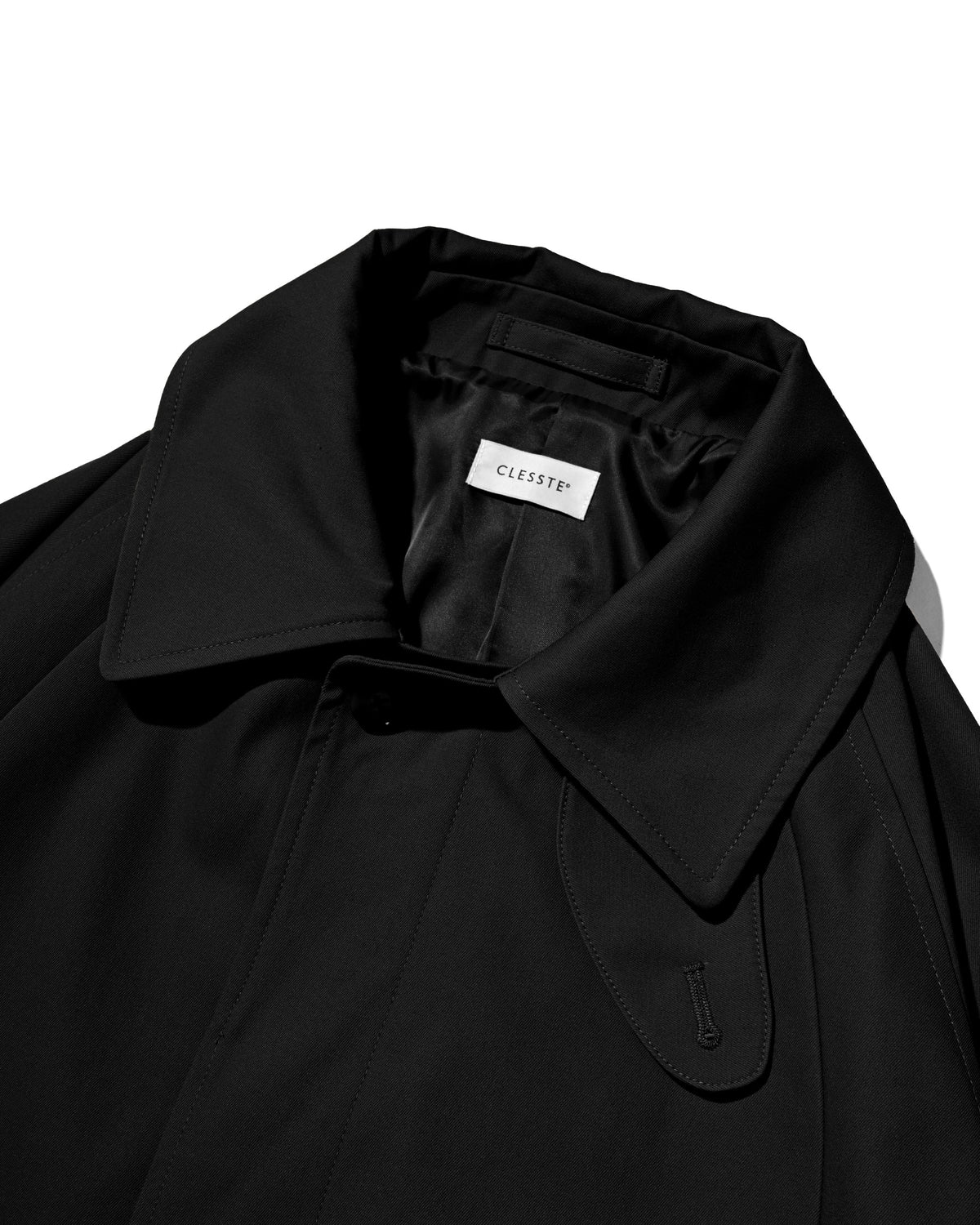 【10.31 SAT 20:00- IN STOCK】 T/C GABARDINE CITY BALMACAAN COAT (BLACK)