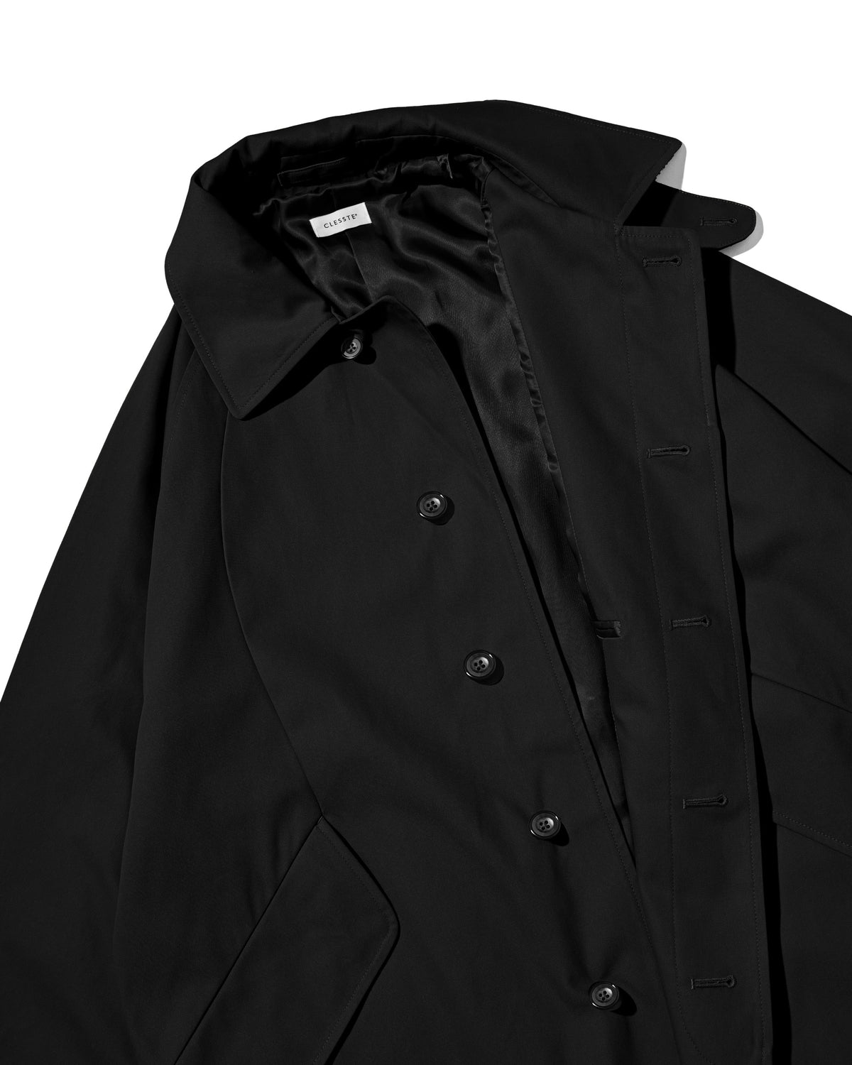 【10.31 SAT 20:00- IN STOCK】 T/C GABARDINE CITY BALMACAAN COAT (BLACK)