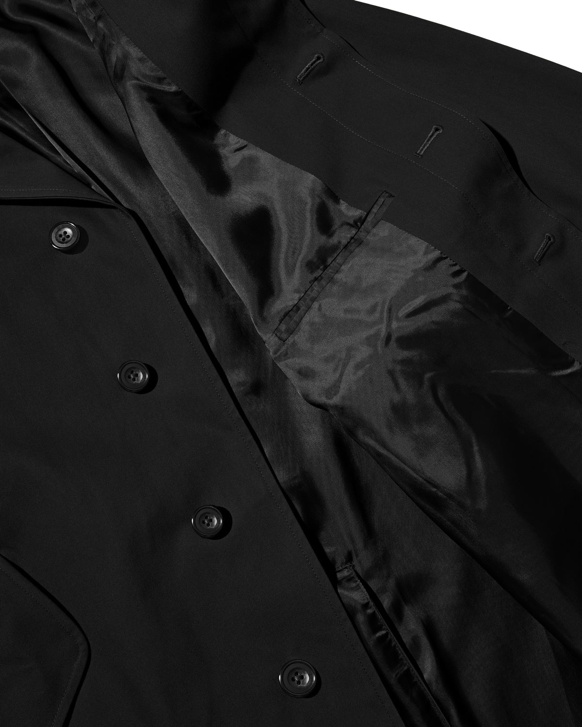 【10.31 SAT 20:00- IN STOCK】 T/C GABARDINE CITY BALMACAAN COAT (BLACK)