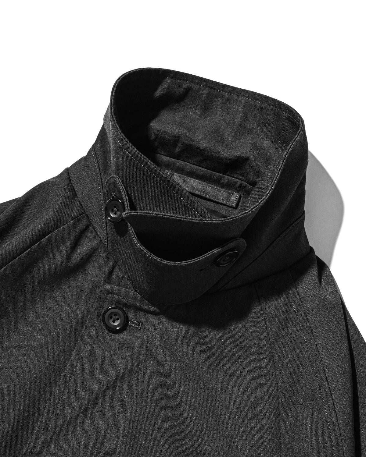 【10.31 SAT 20:00- IN STOCK】 T/C GABARDINE CITY BALMACAAN COAT (CHARCOAL)
