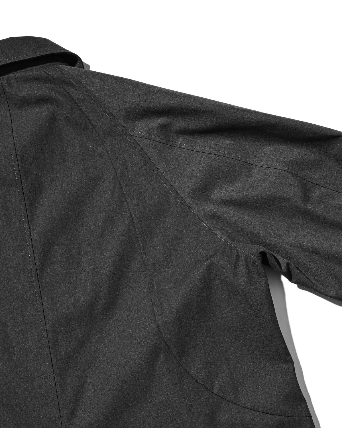 【10.31 SAT 20:00- IN STOCK】 T/C GABARDINE CITY BALMACAAN COAT (CHARCOAL)