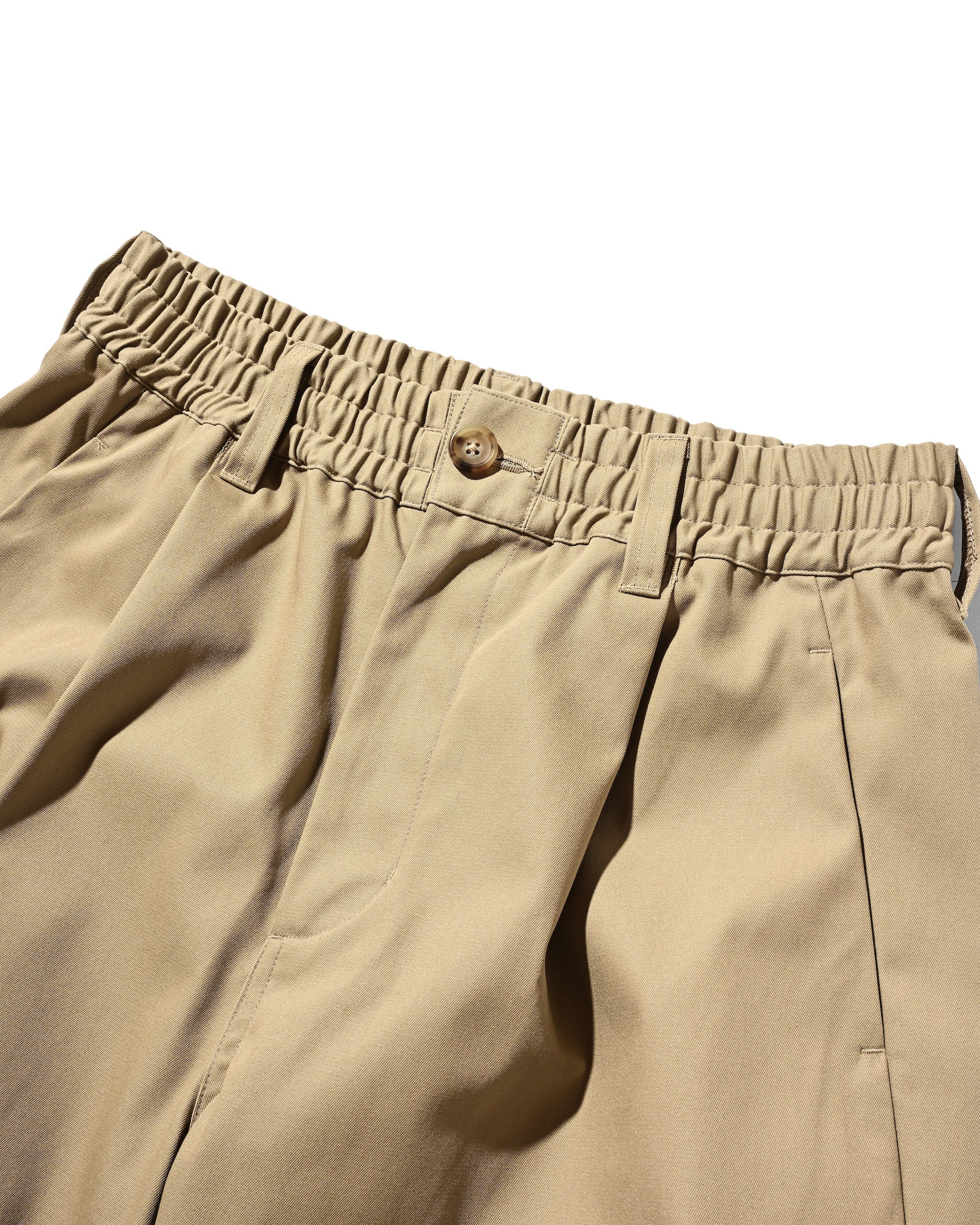 【9.10 WED 20:00- IN STOCK】BARREL LEG EASY PANTS (BEIGE)