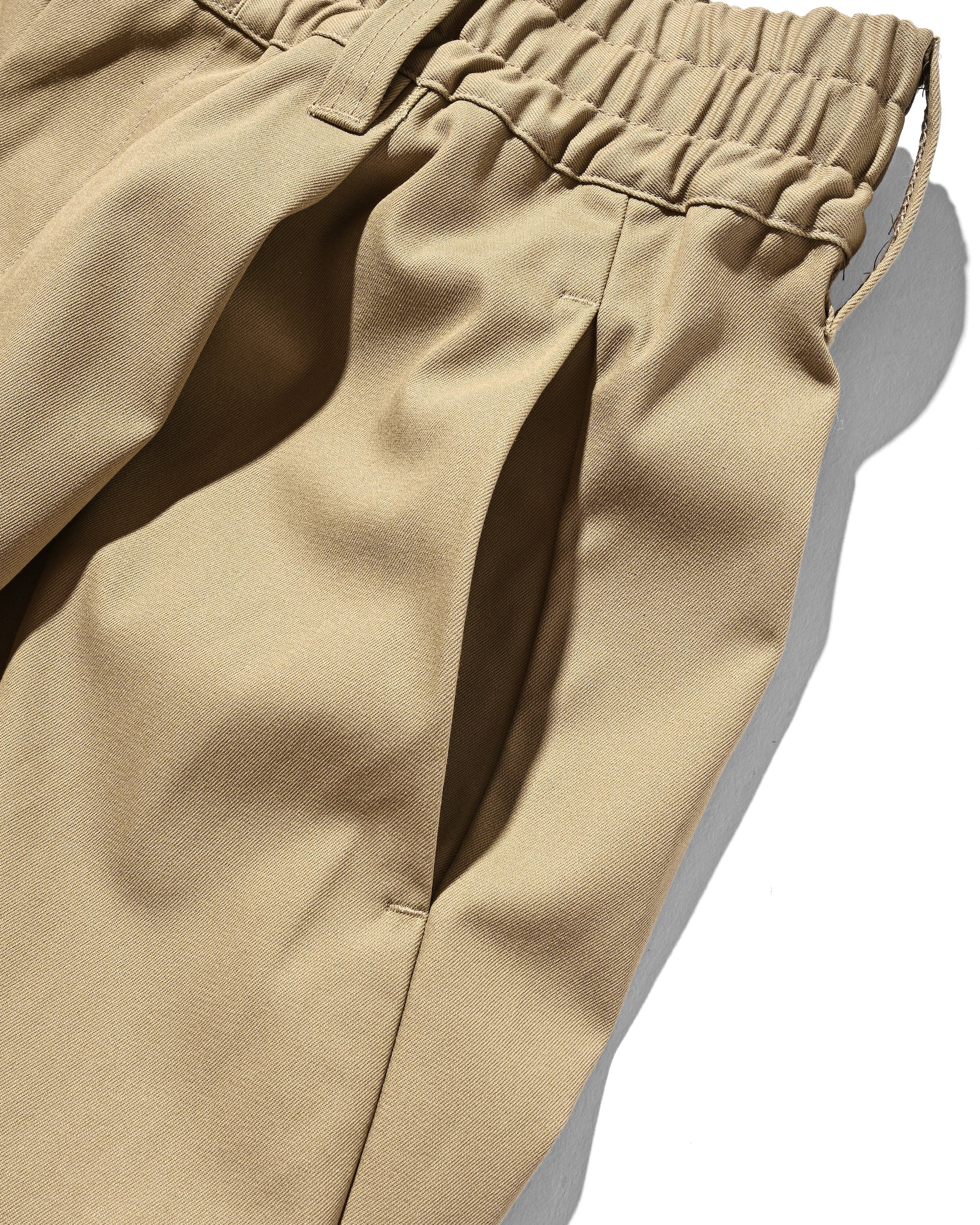 【9.10 WED 20:00- IN STOCK】BARREL LEG EASY PANTS (BEIGE)