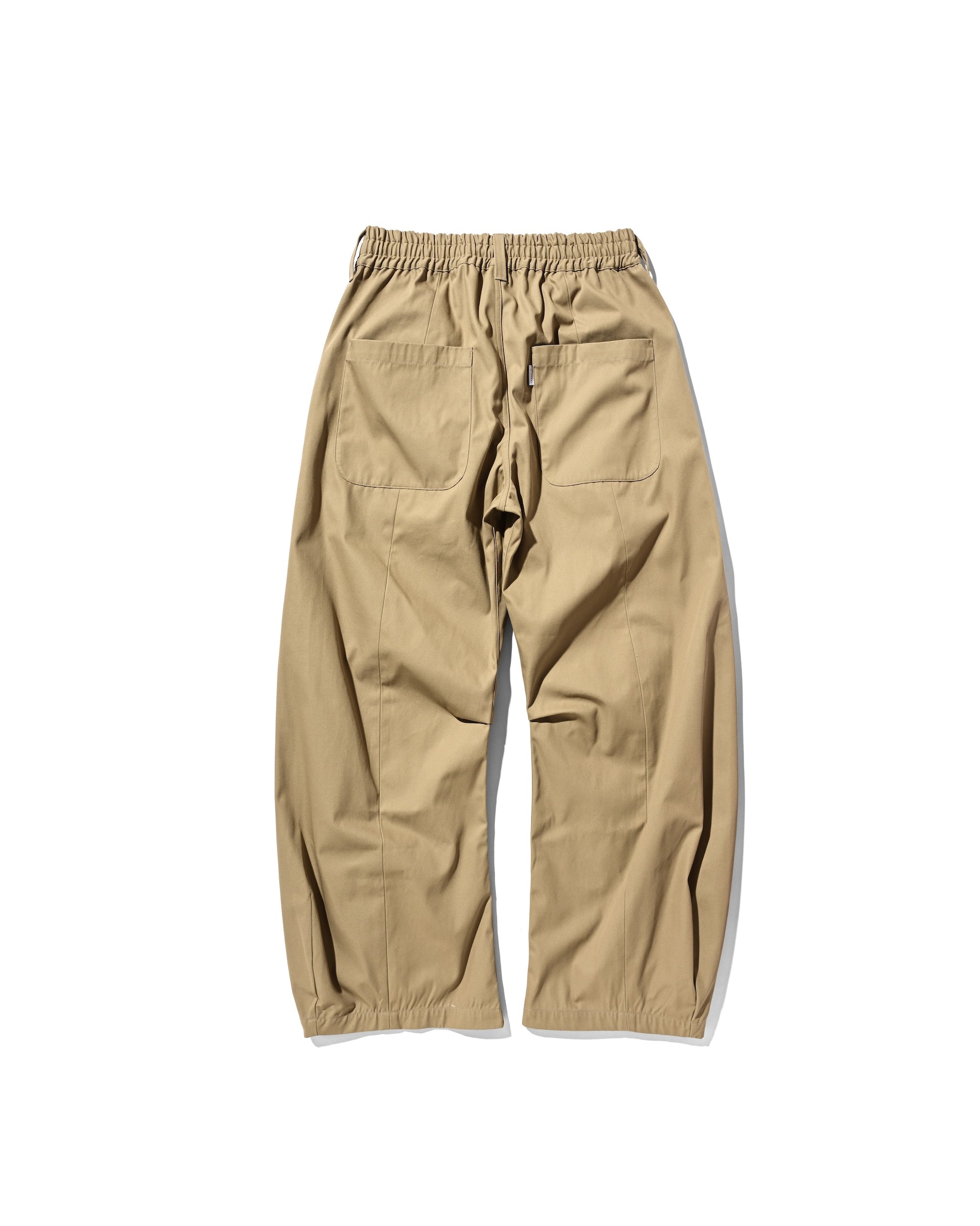 【9.10 WED 20:00- IN STOCK】BARREL LEG EASY PANTS (BEIGE)